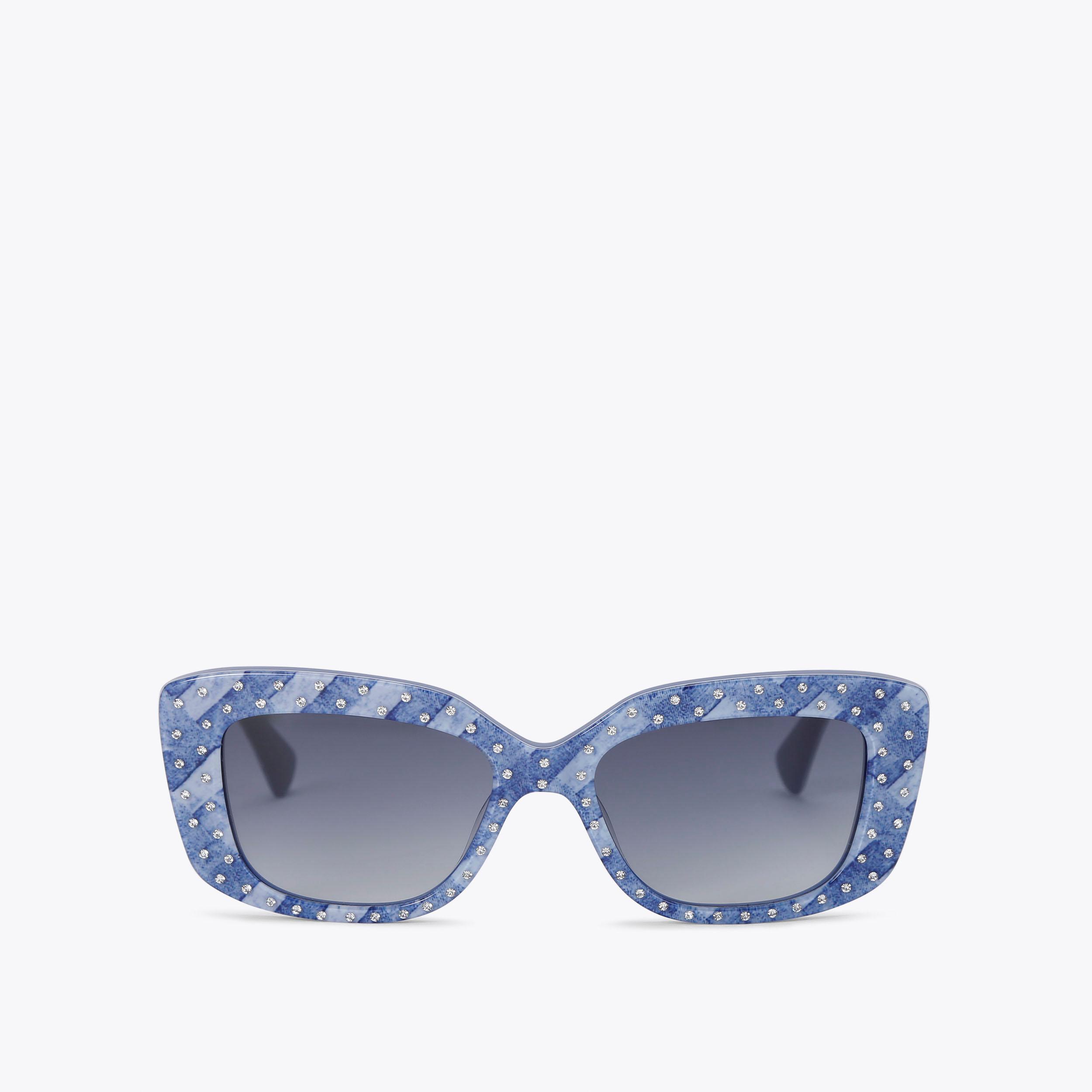 KENSINGTON SM CAT-EYE Teal Acetate Kensington Sunglasses by 