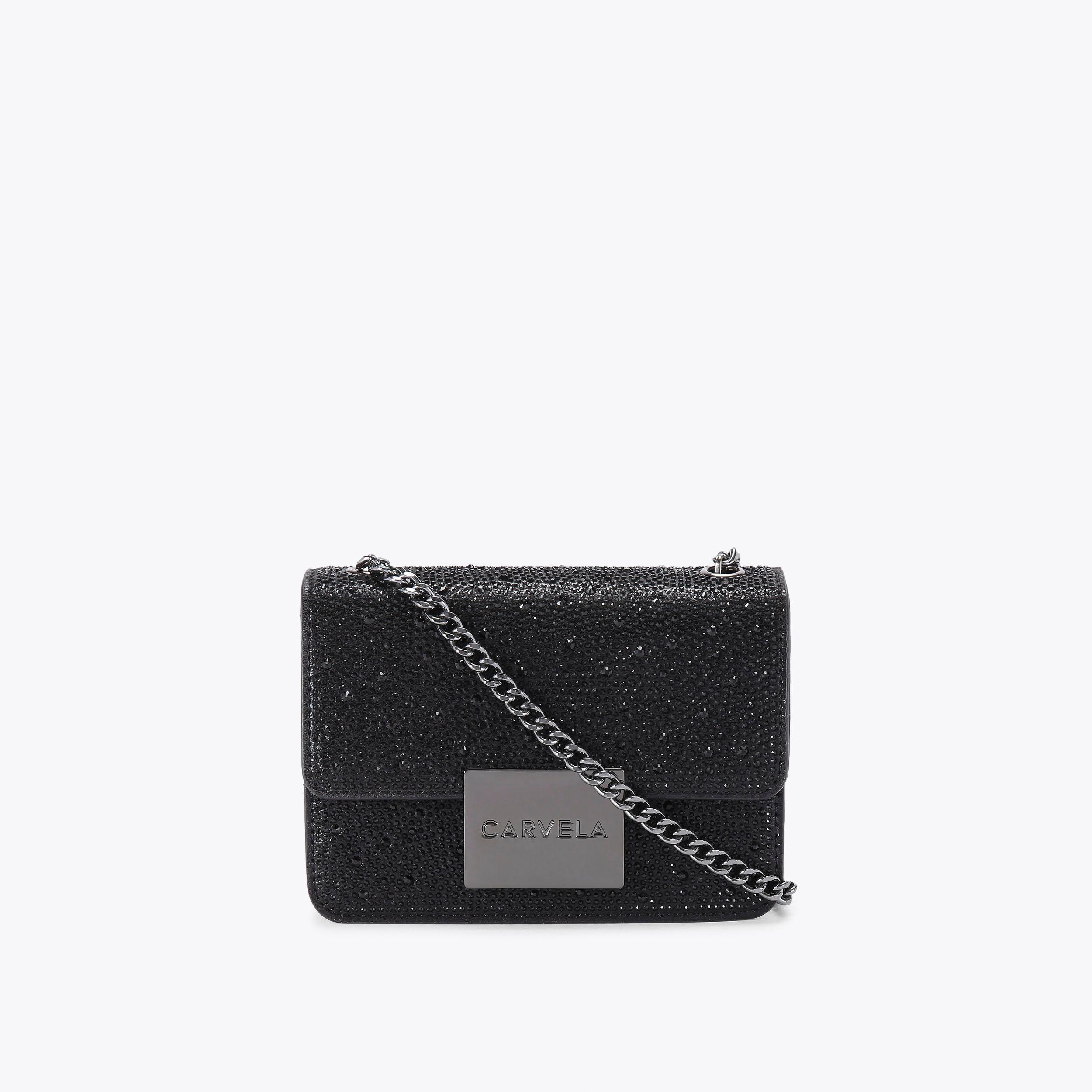 Carvela cross body hot sale bag black