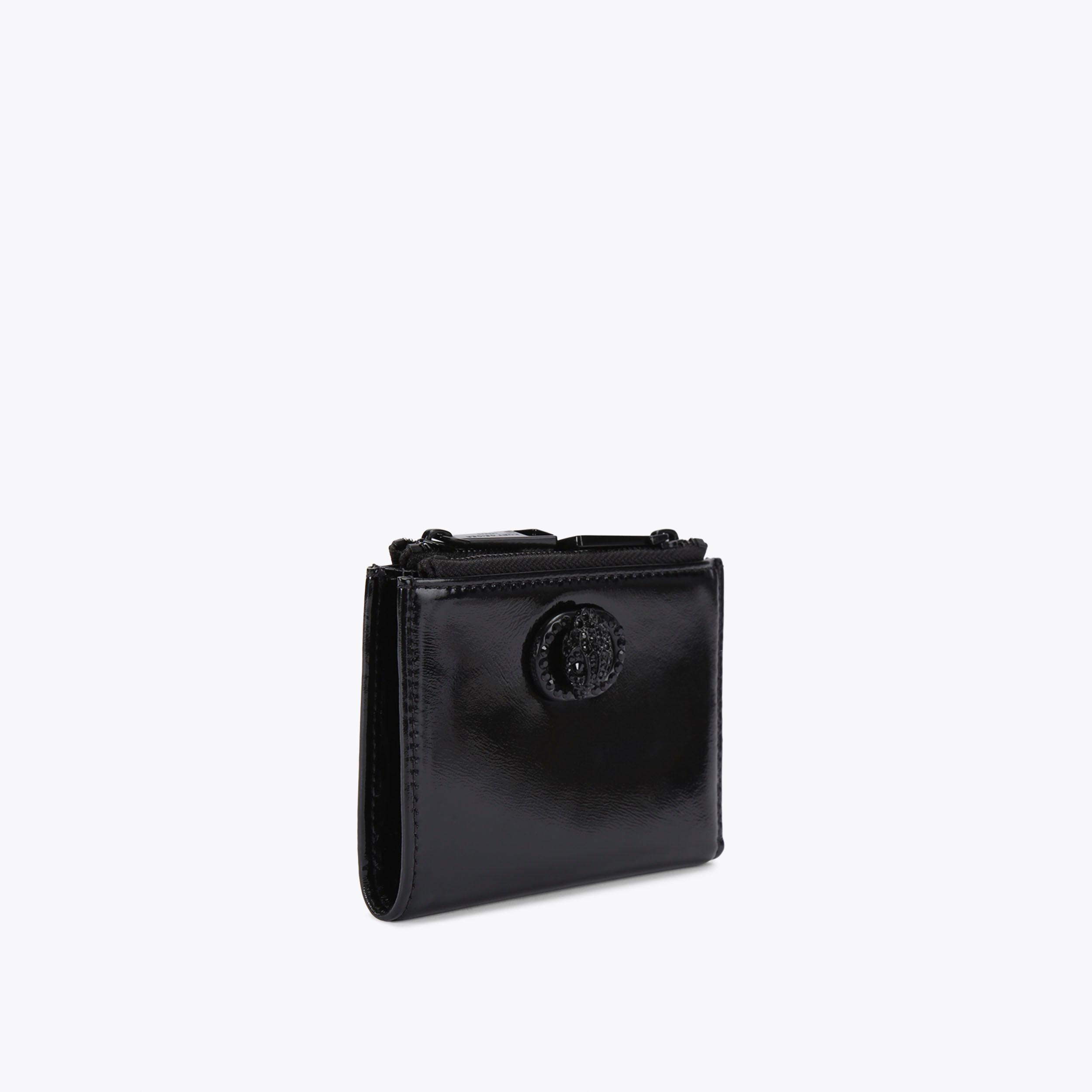 CHELSEA MINI PURSE DR Black Drench Flip Wallet by KURT GEIGER LONDON