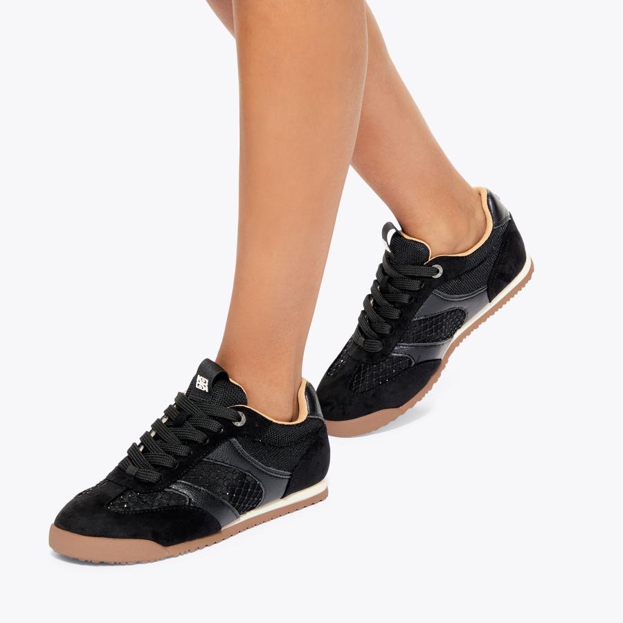 LIKELY Black Crystal Mesh Sneaker by KG KURT GEIGER LIKELY Black Crystal Mesh Sneaker by KG KURT GEIGER