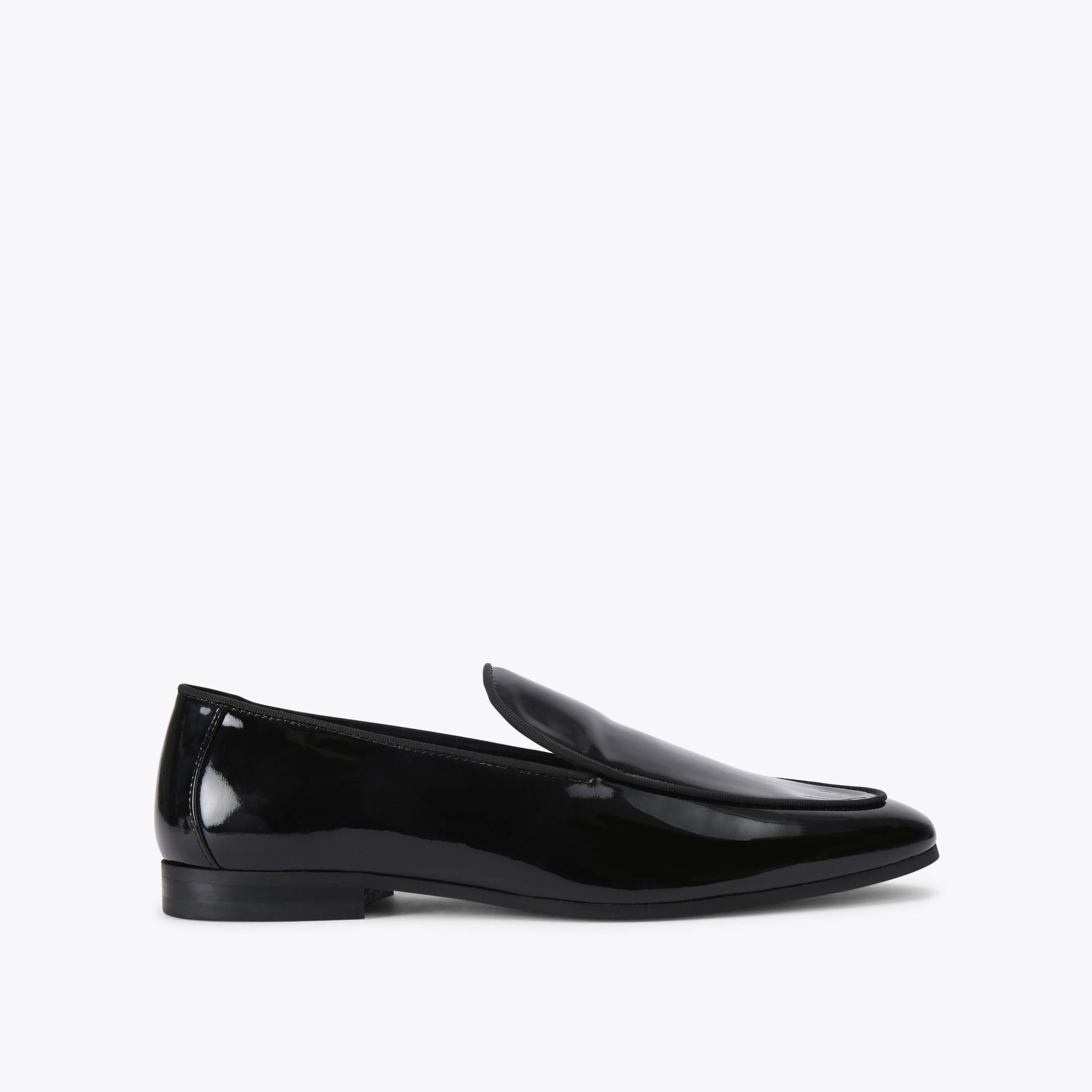 GARRICK LOAFER Black Patent Leather Loafer by KURT GEIGER LONDON