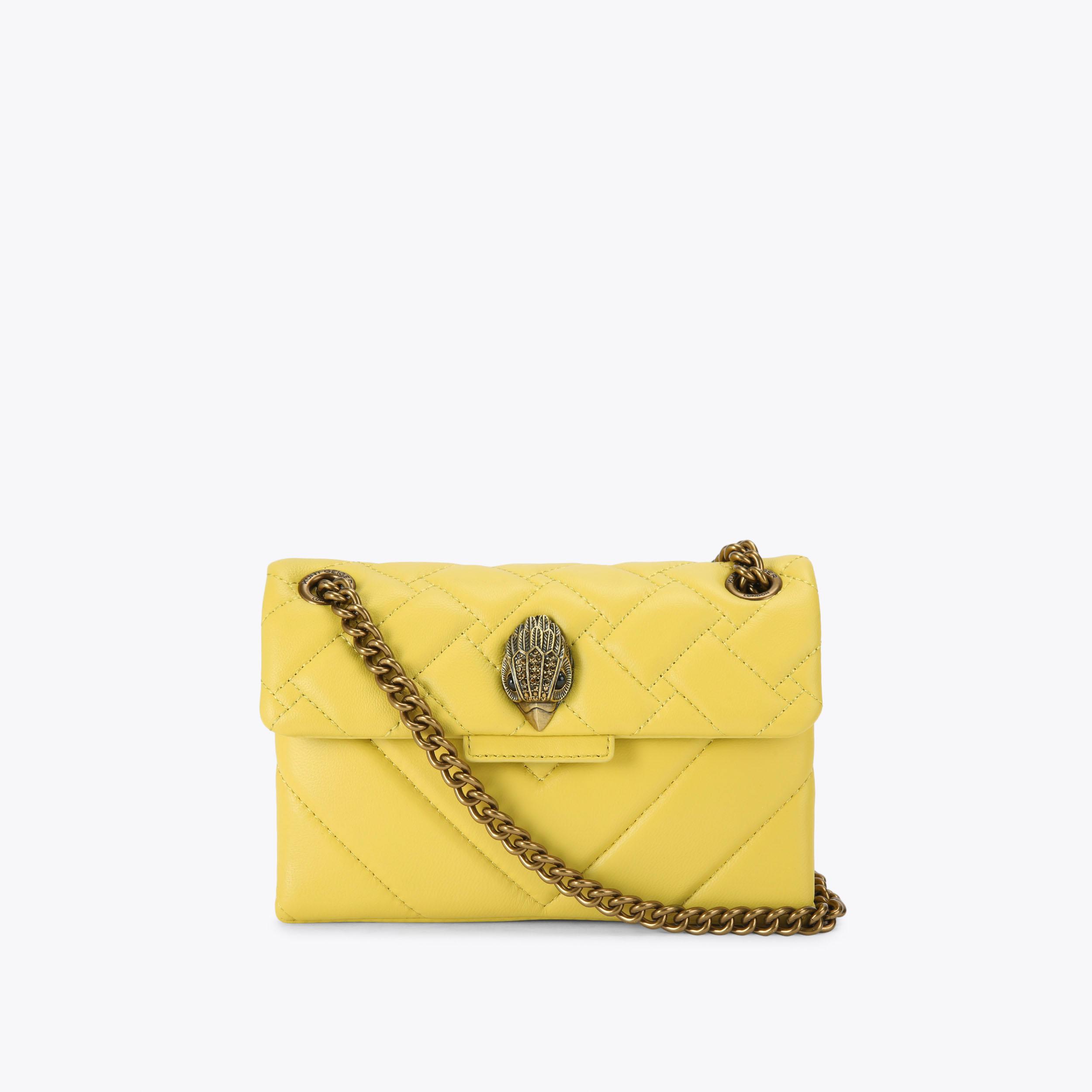 ★hai★ Millie Bag Yellow LEATHER MINI KENSINGTON Yellow Leather Mini Bag by KURT
