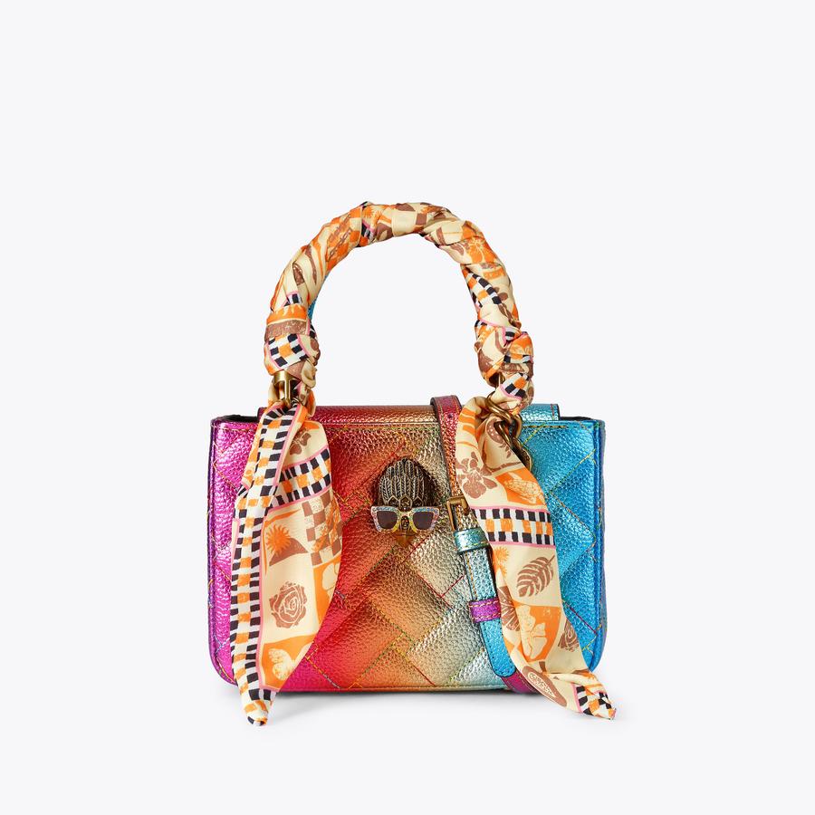SQ MINI KENSINGTON Ombre Satin Scarf Sunglasses Kensington Bag by