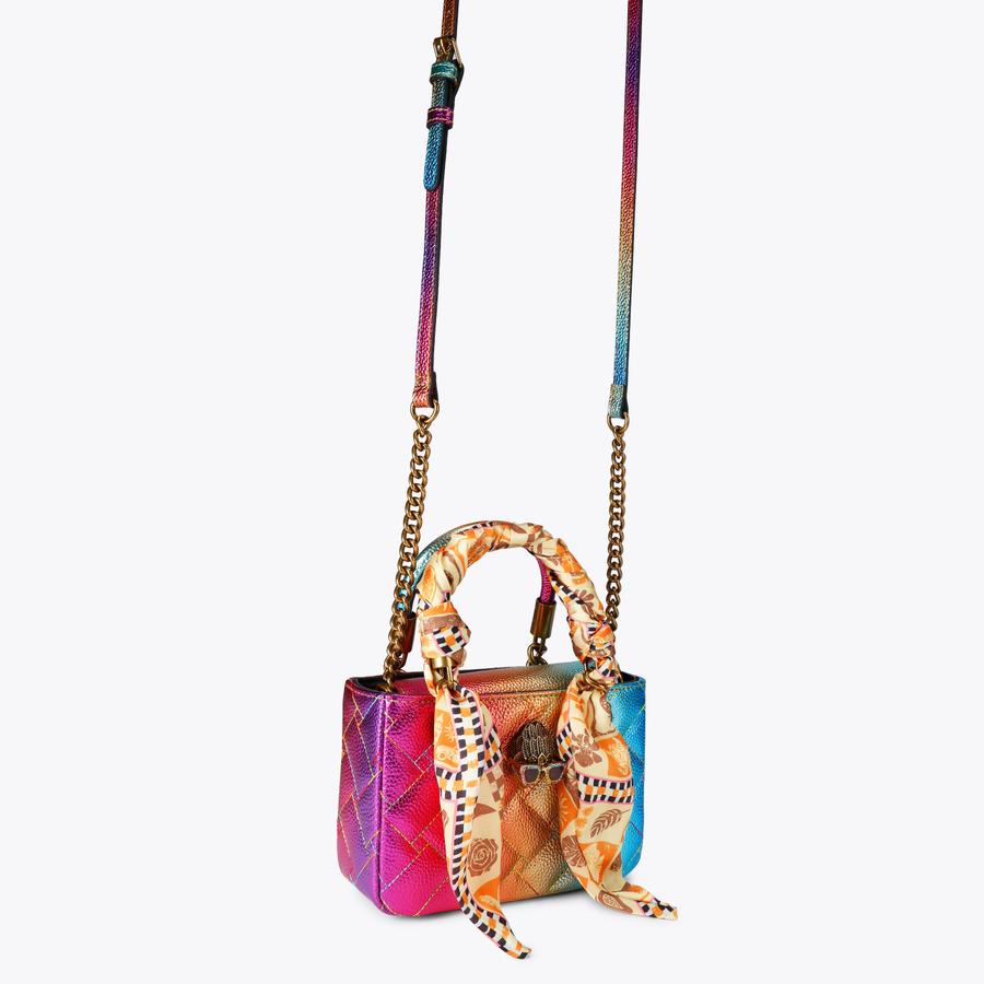 SQ MINI KENSINGTON Ombre Satin Scarf Sunglasses Kensington Bag by