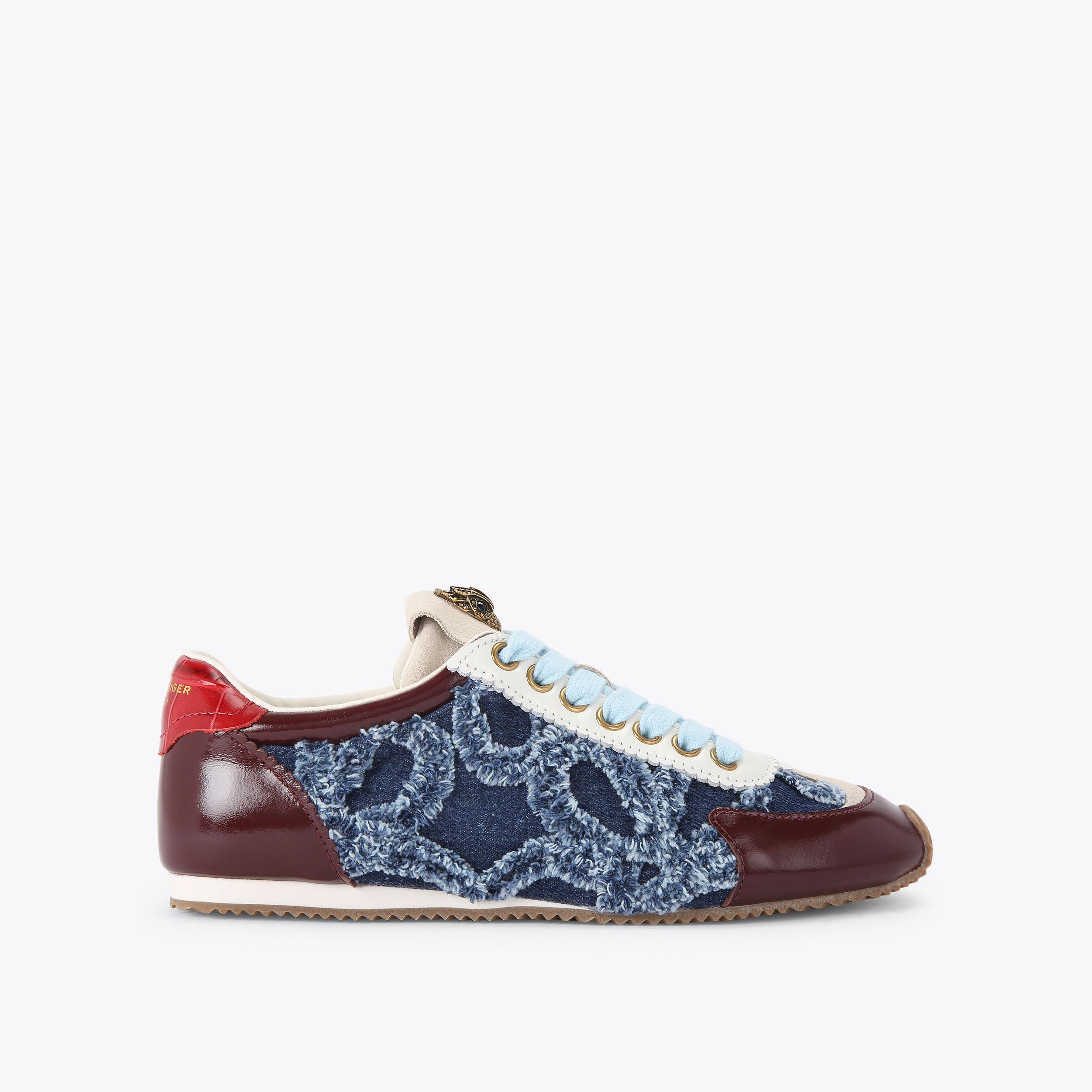 ISLINGTON SNEAKER Blue Denim Sneaker by KURT GEIGER LONDON