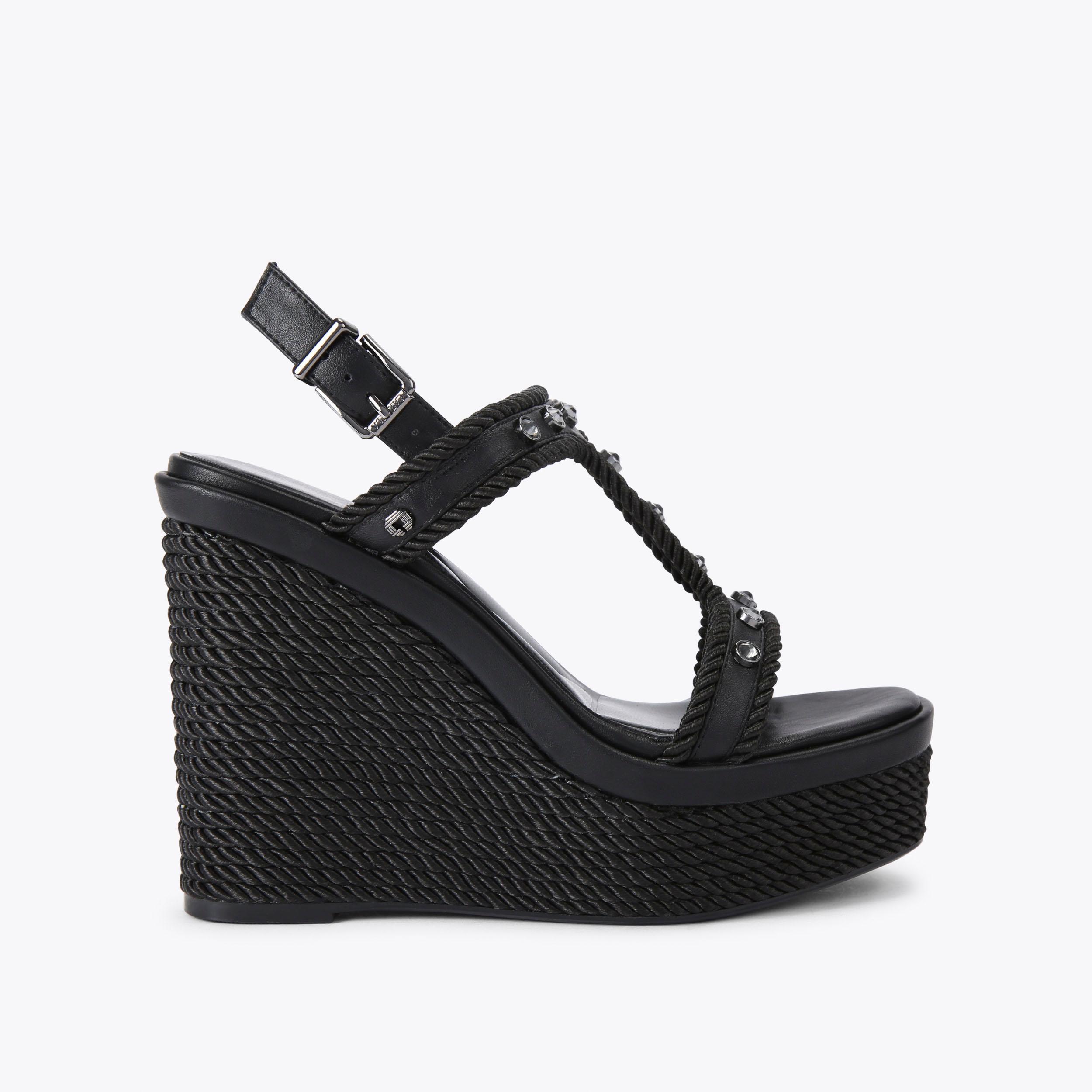 Chaussures à Plateforme Noires Refresh - Taille 37, Occasion Parfaites Conditions