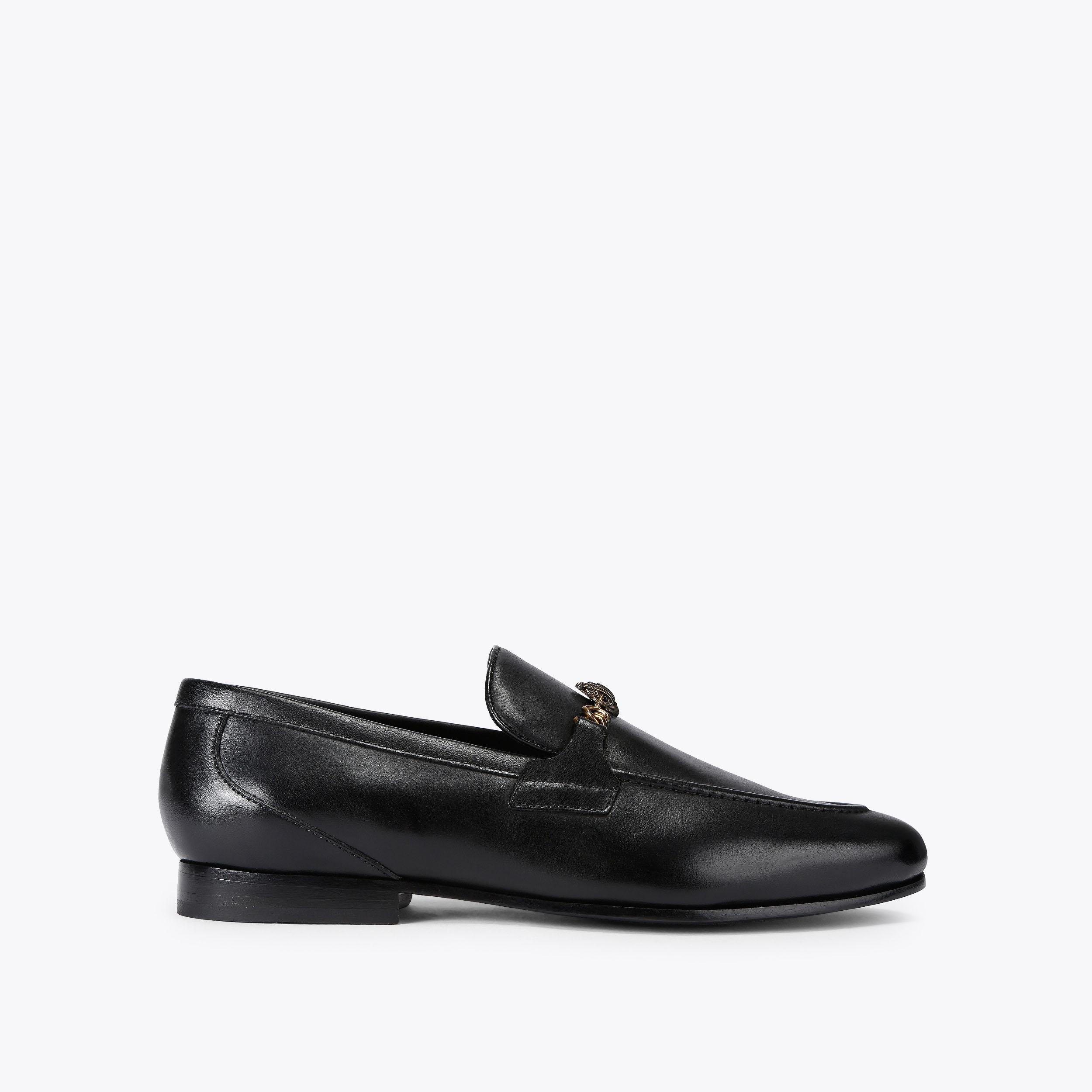 HUGH EAGLE HEAD Black Slip On Shoe by KURT GEIGER LONDON display picture 2