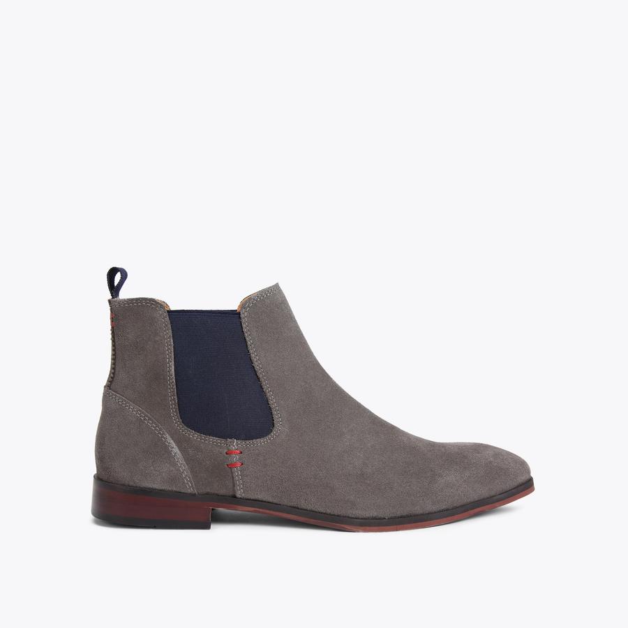 JADON Grey Chelsea Boots by KG KURT GEIGER