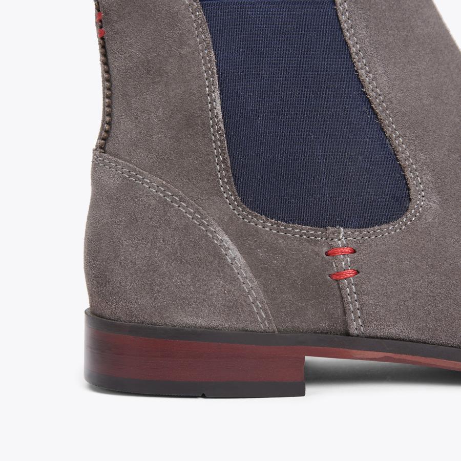Men\'s Kurt Geiger Gray Suede Desert Boots Sz 41 Men\ main image 2