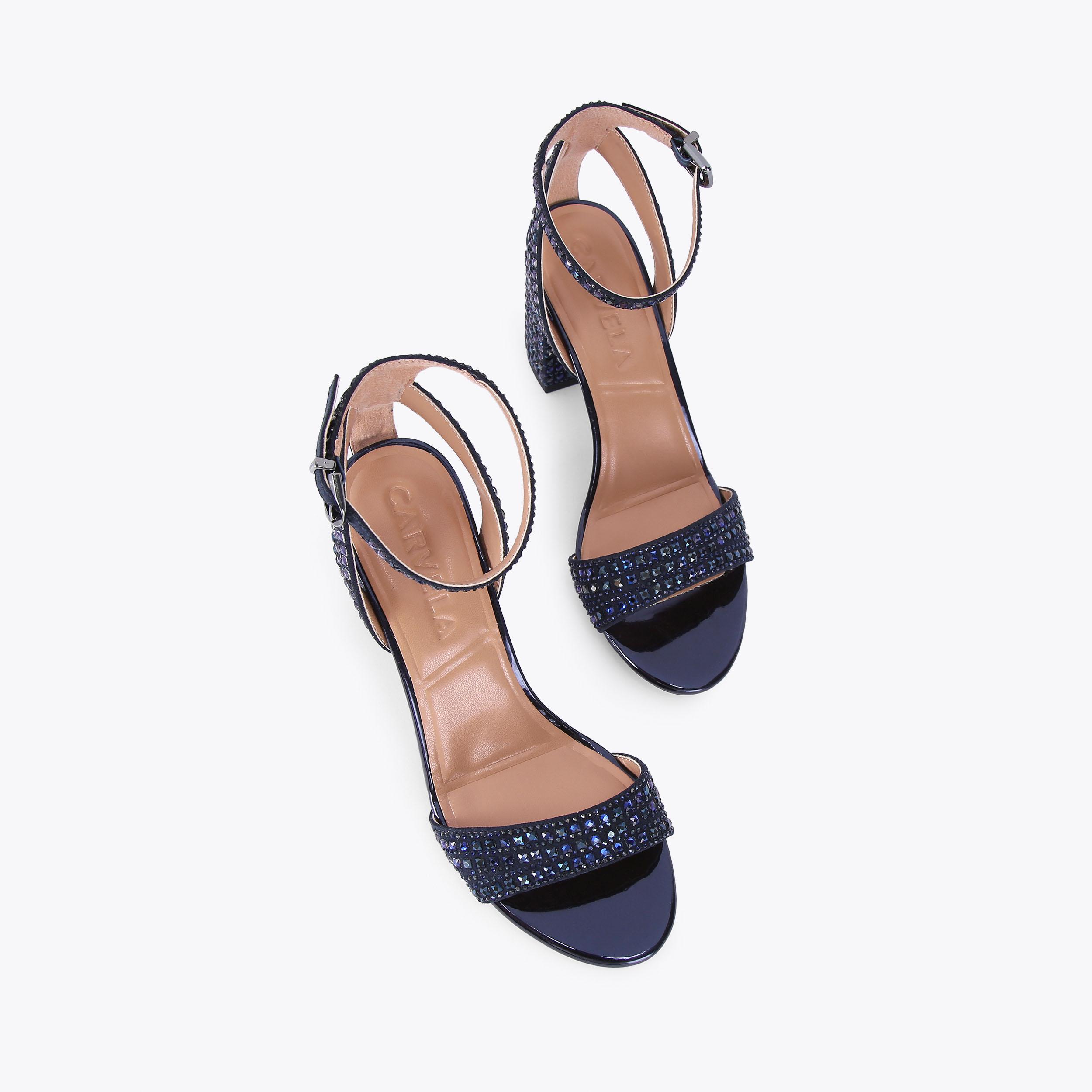 Carvela sales navy heels