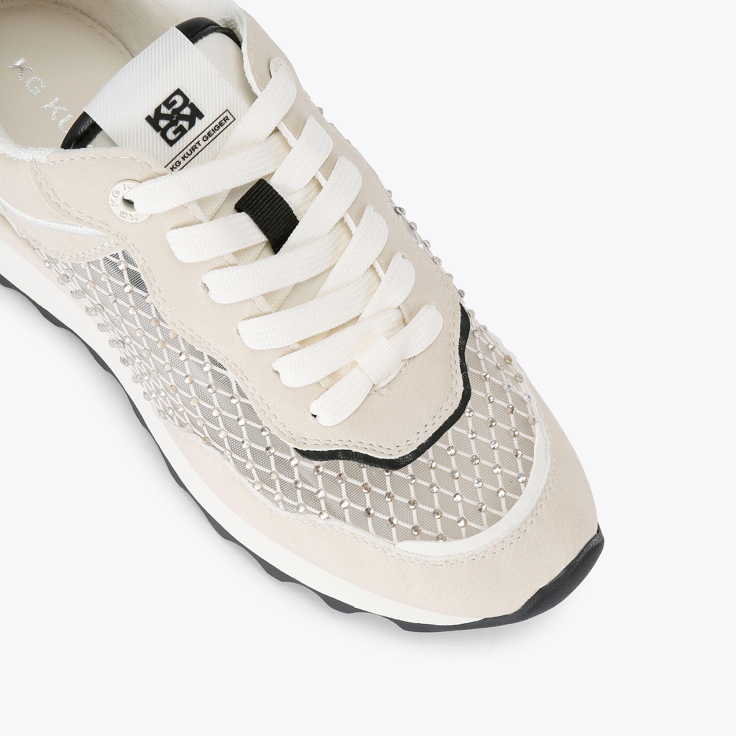 KINDER Bone Mesh Lace Up Sneaker by KG KURT GEIGER