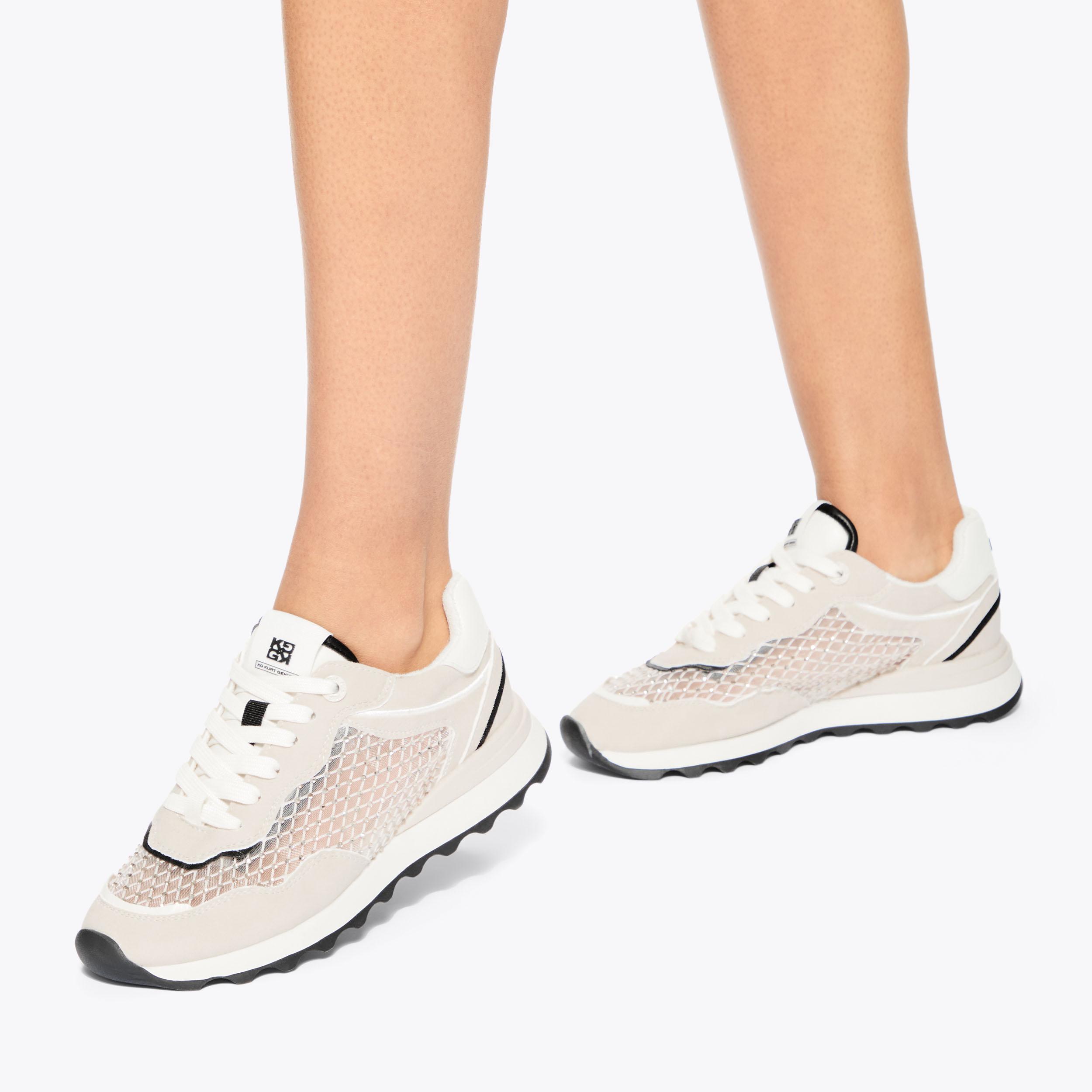 ⭐︎kg⭐︎ KINDER Bone Mesh Lace Up Sneaker by KG KURT GEIGER