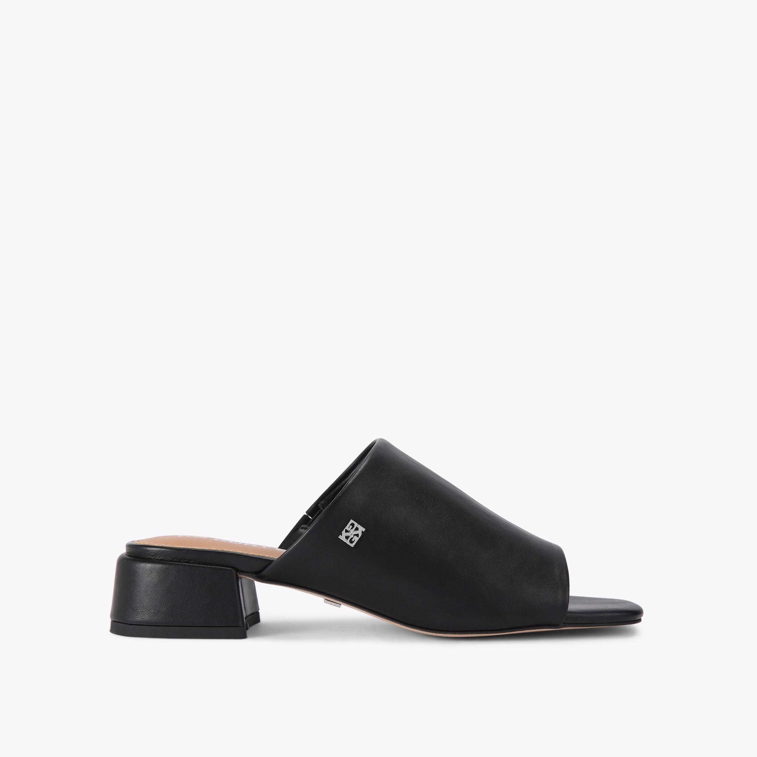 PAMELA Black Mule Heel by KG KURT GEIGER