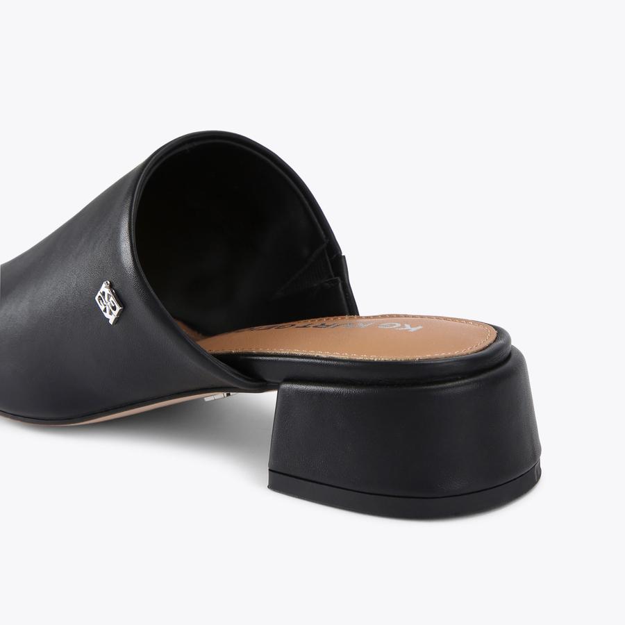 PAMELA Black Mule Heel by KG KURT GEIGER