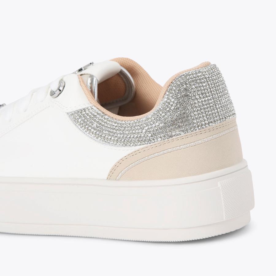 KALI GEM Crystal Lace Up Sneaker by KG KURT GEIGER KALI GEM Crystal Lace Up Sneaker by KG KURT GEIGER