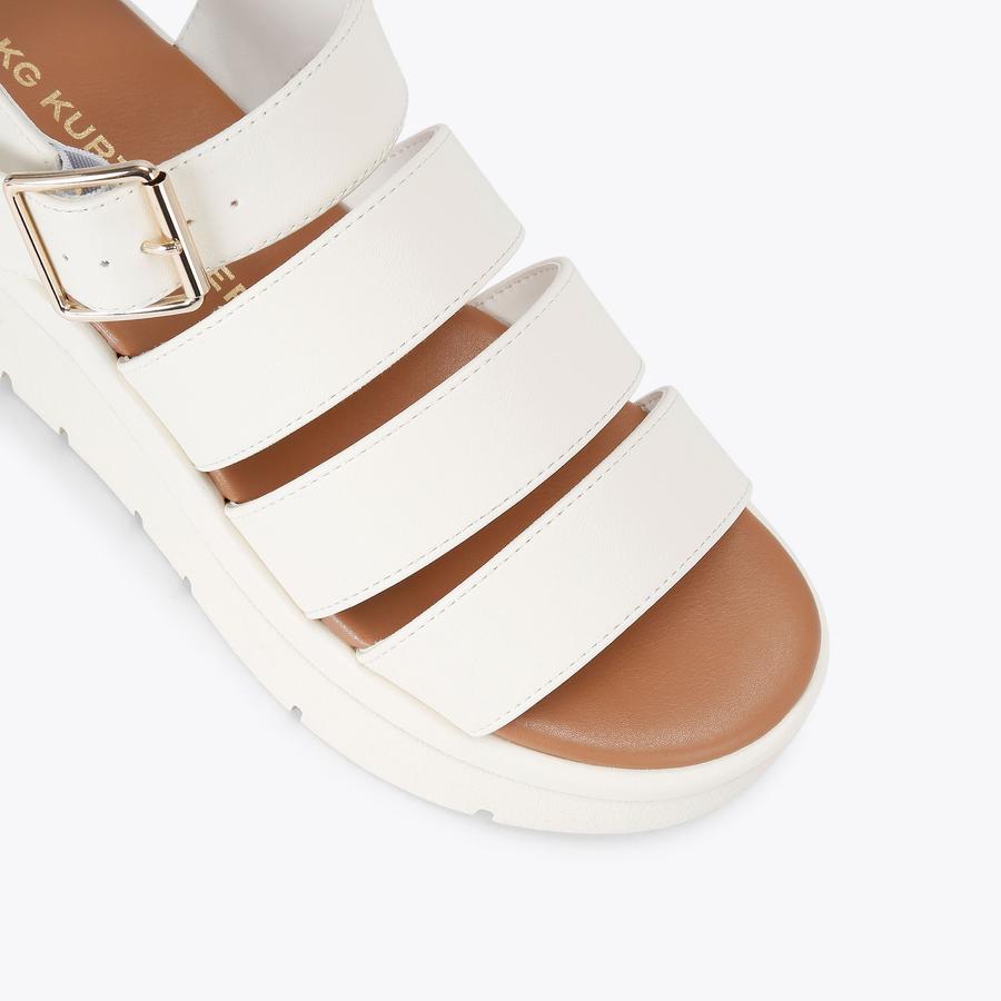 DAISY CAGE Bone Synthetic Daisy Cage by KG KURT GEIGER