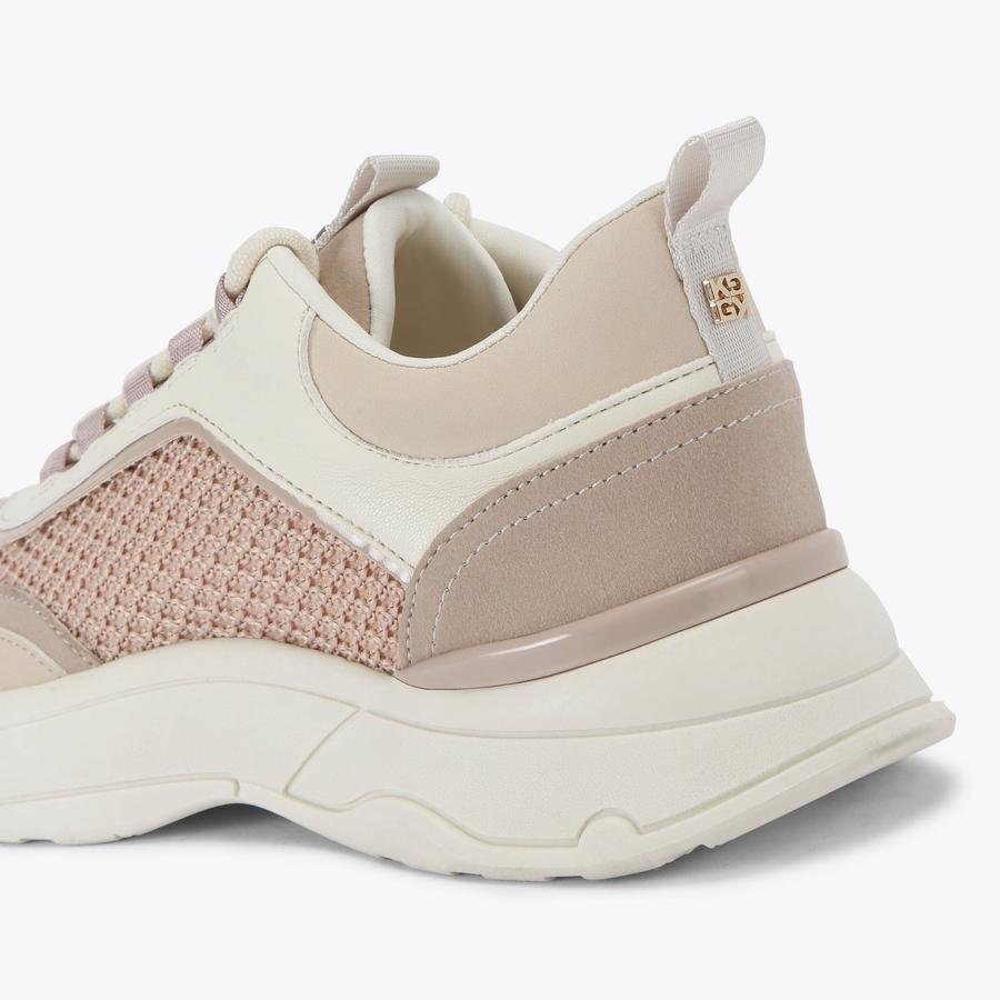 LINK Pink Knitted Sneaker by KG KURT GEIGER