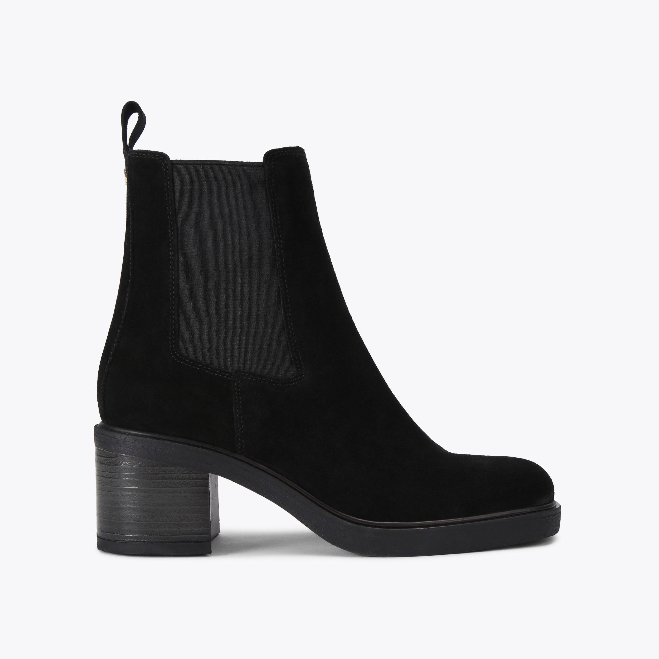 Chelsea Boots Kurt Geiger Carvela Ankle Boots CHIARA Black Suede