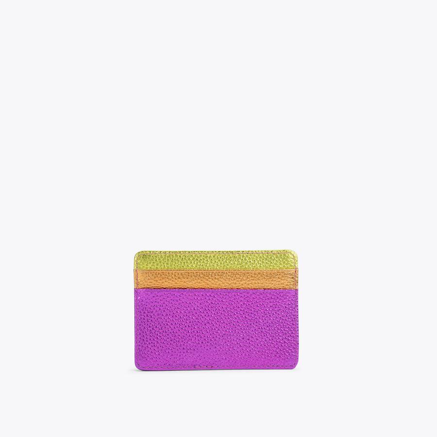 LEATHER CARD HOLDER Rainbow Leather Card Holder by KURT