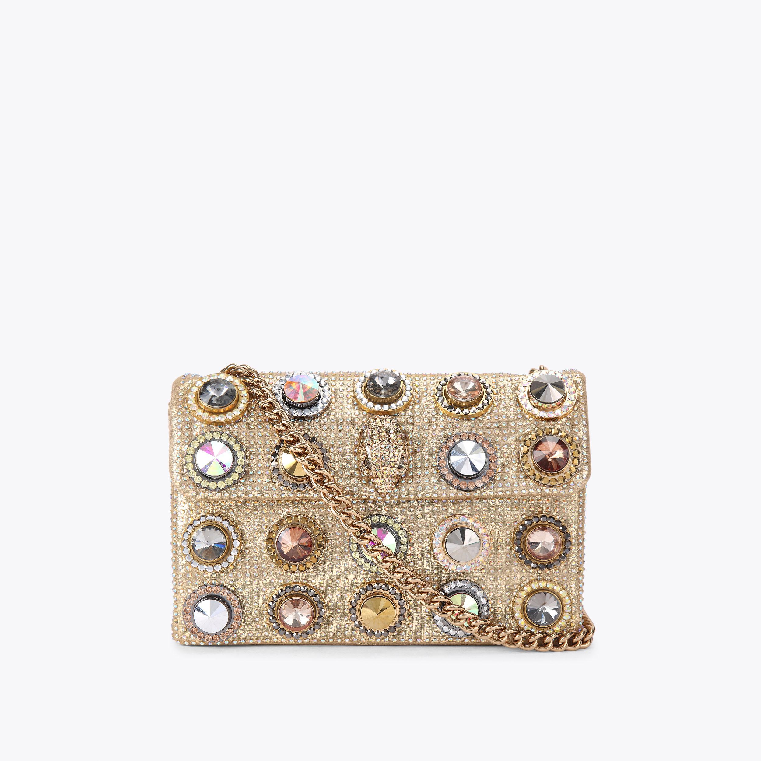 MD KENSINGTON OCTAVIA Gold Metallic Iridescent Mini Bag by KURT GEIGER ...