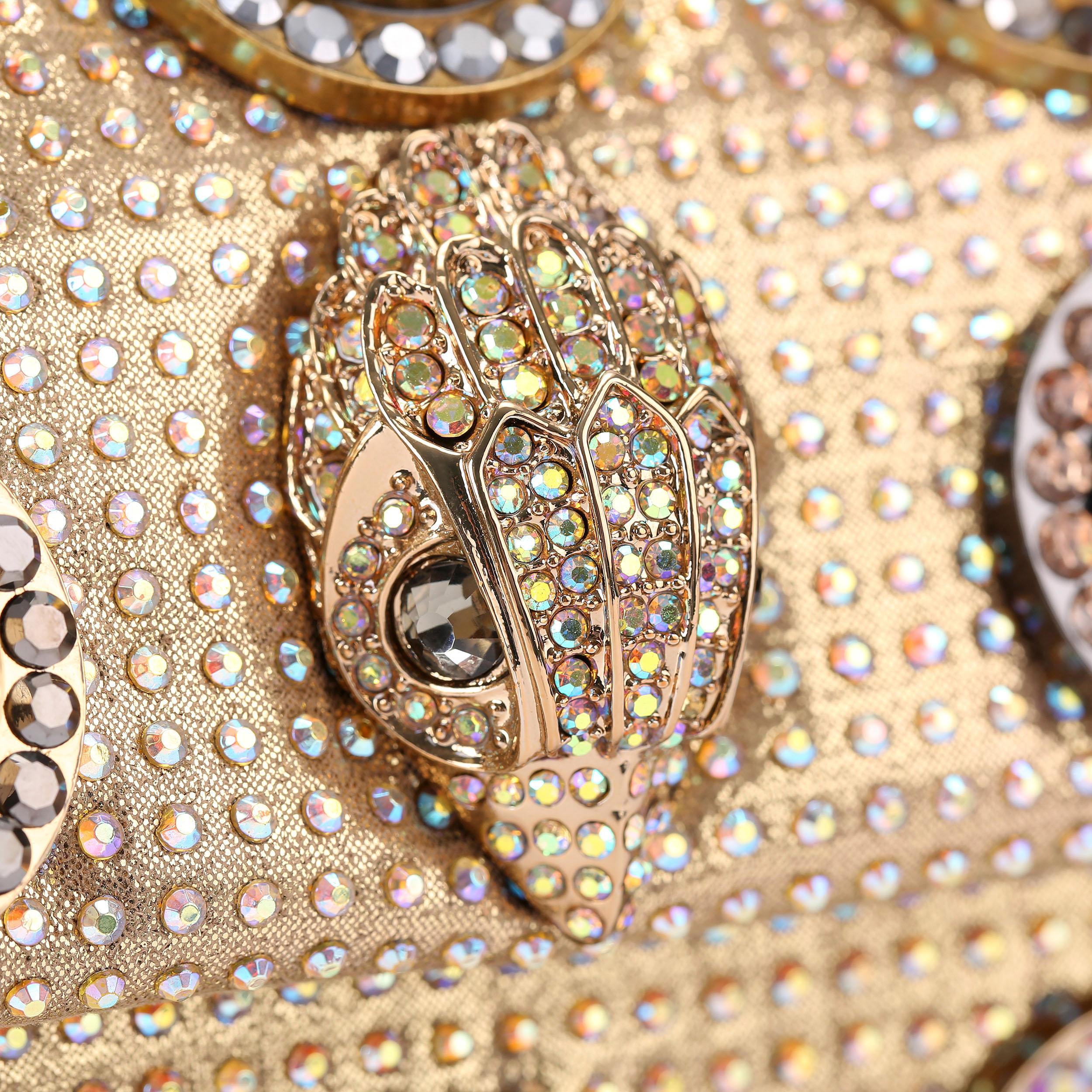 MD KENSINGTON OCTAVIA Gold Metallic Iridescent Mini Bag by KURT GEIGER ...