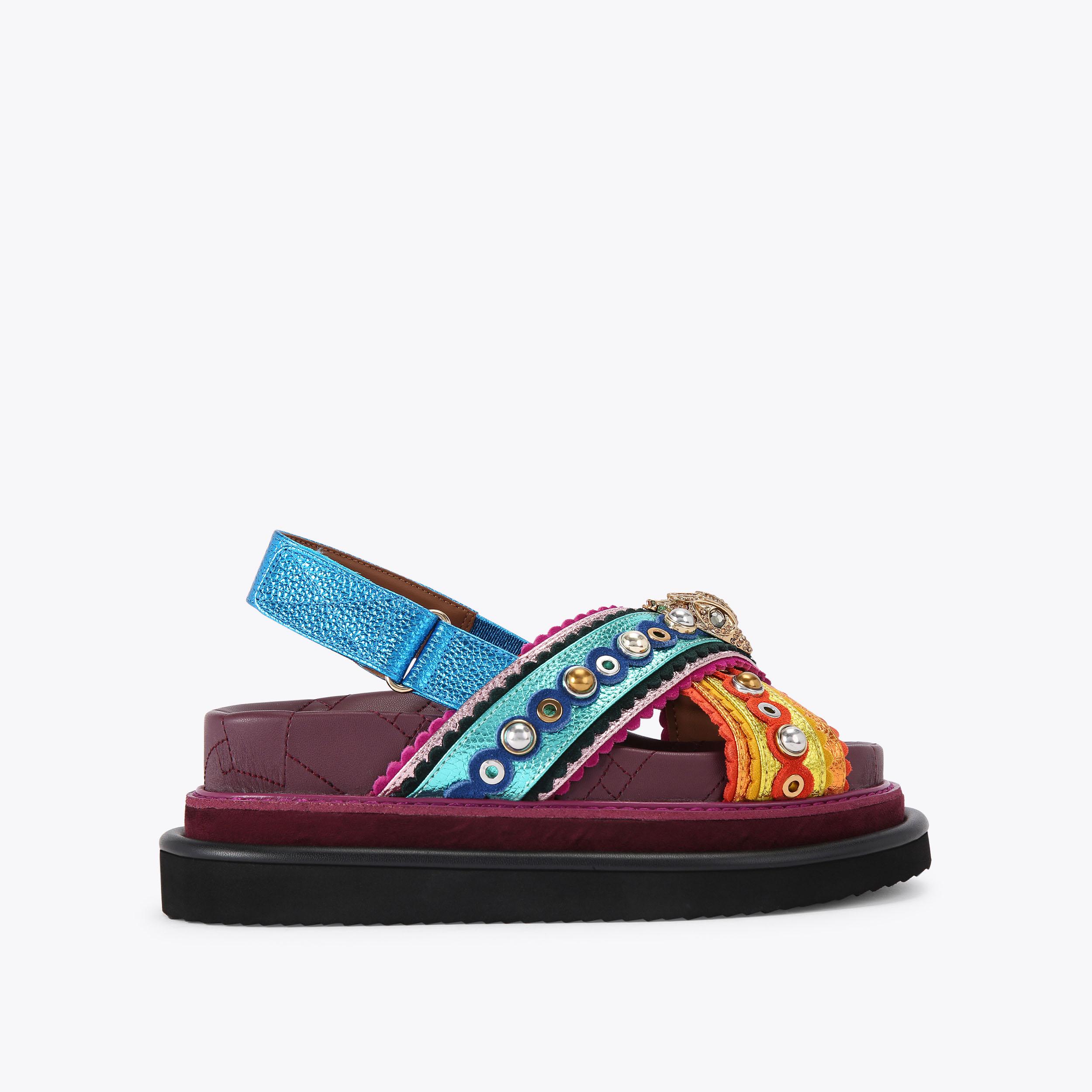 ITEM STILL AVAILABLE PLEASE DIS REGARD OTHER POST
Beautiful Kurt Geiger sandals Kurt Geiger Orson Crystal Sandal Denim size 7 | Mercari main image 2