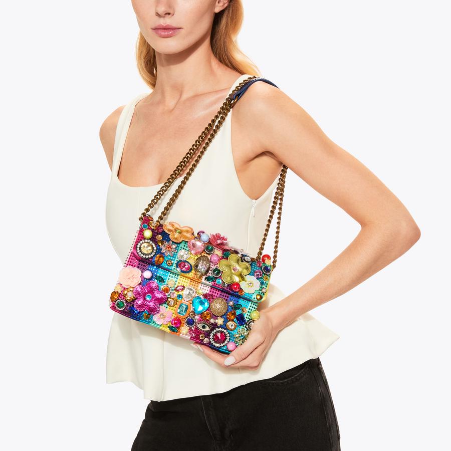 MD KENSINGTON TUTTIFRUTTI Crystal Embellished Shoulder Bag by KURT