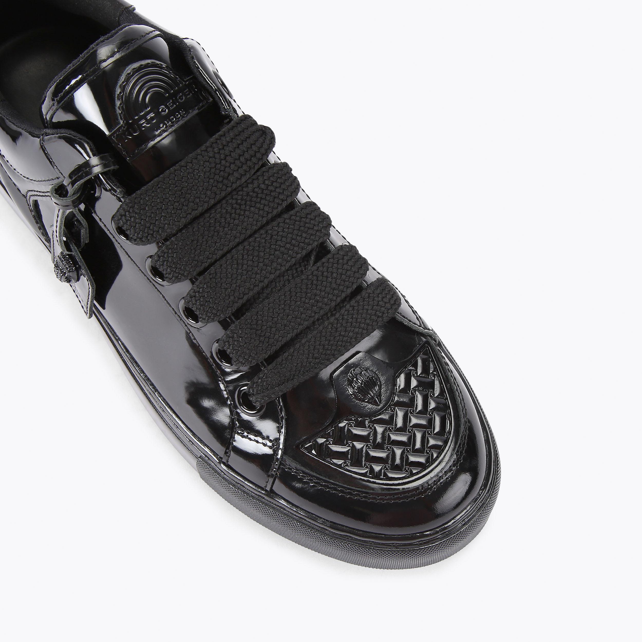 SOUTHBANK TAG SNEAKER Black Leather Sneaker by KURT GEIGER  display picture 3