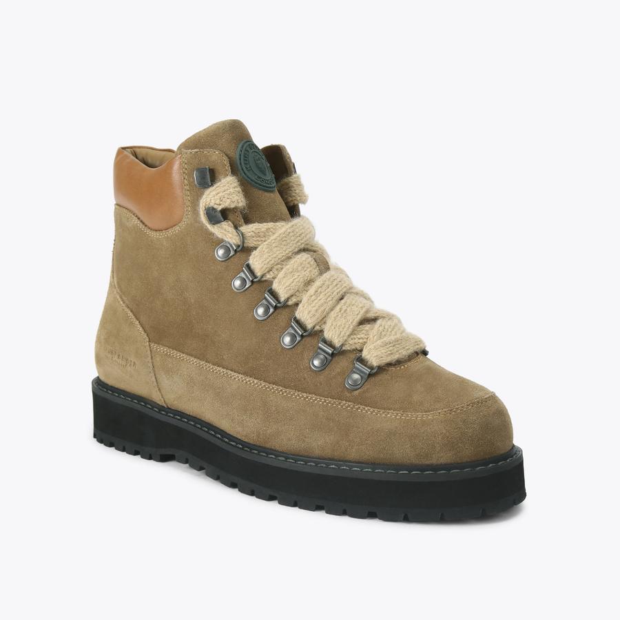 CHILTERN HIKER HIGH Brown Suede Lace Up Boot by KURT GEIGER  display picture 1