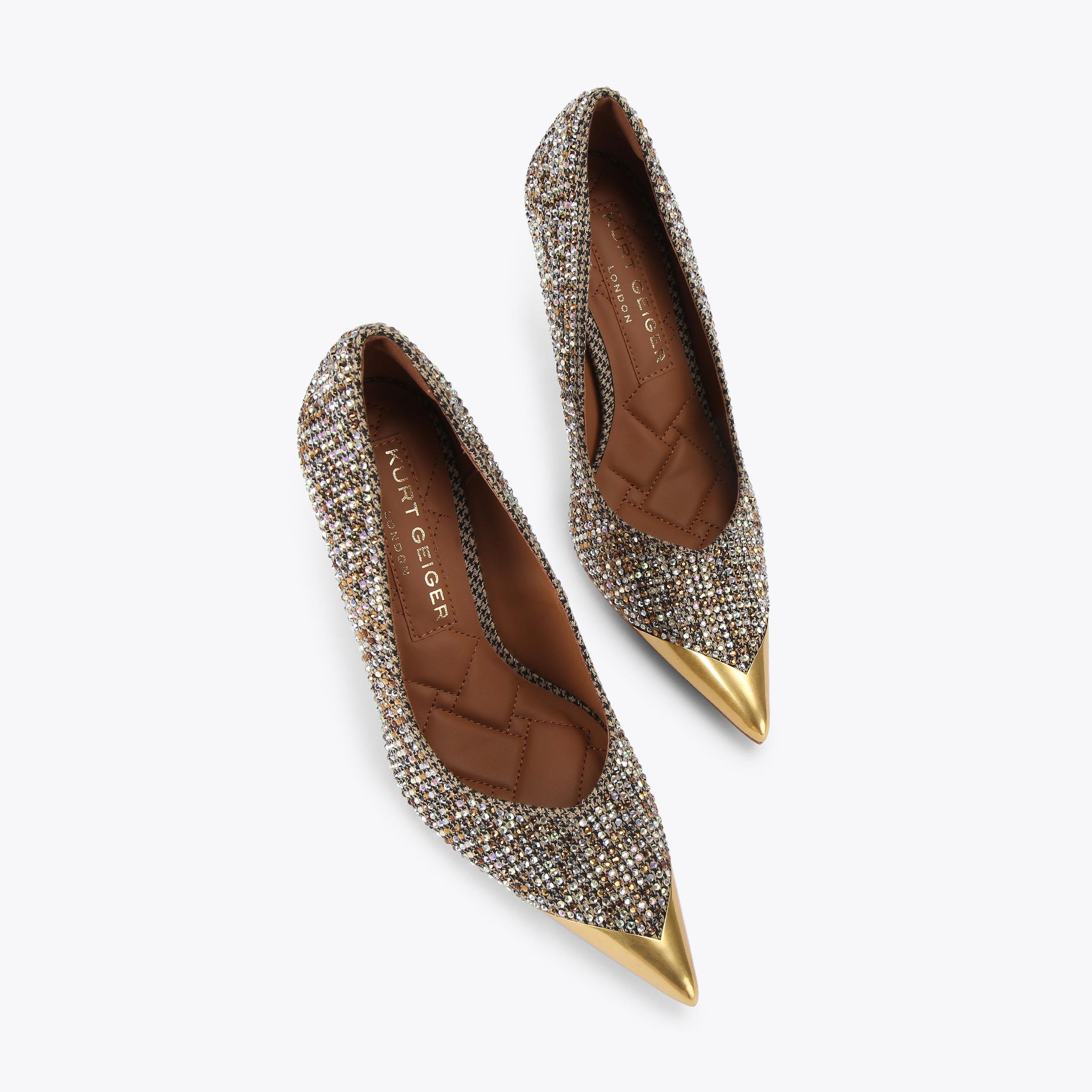 Escarpins Kurt Geiger Beige En Cuir - Talons Courts Pour Femme - Occasion