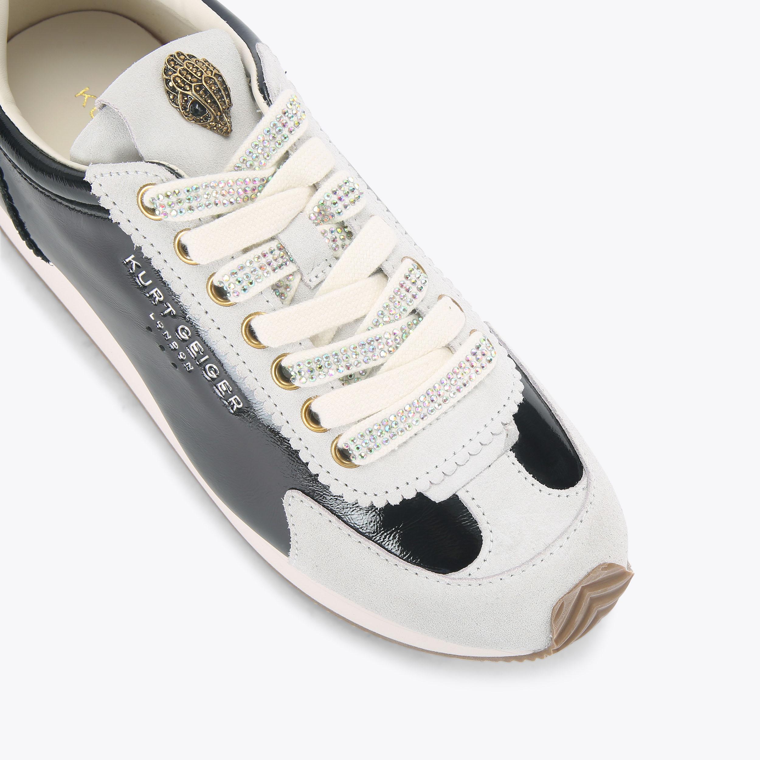ISLINGTON PUMP SNEAKER Black Pump Sneakers by KURT GEIGER LONDON