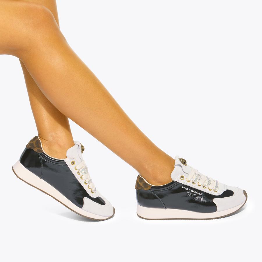 ISLINGTON PUMP SNEAKER Black Pump Sneakers by KURT GEIGER LONDON