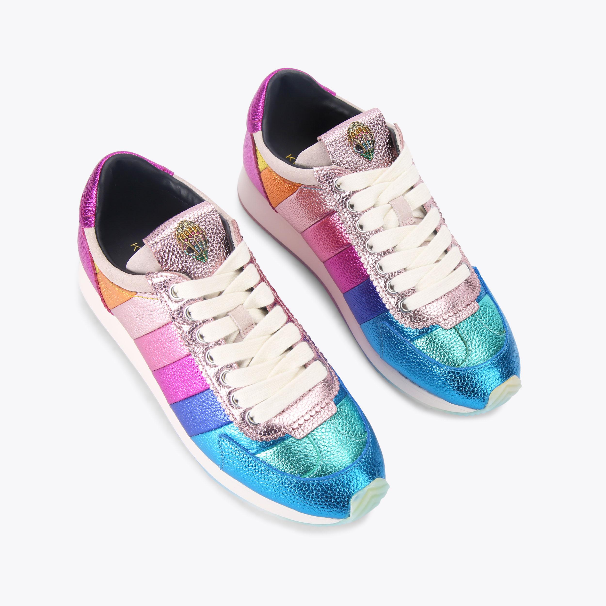 クリヤン ISLINGTON PUMP SNEAKER Rainbow Leather Pump Sneakers by KURT
