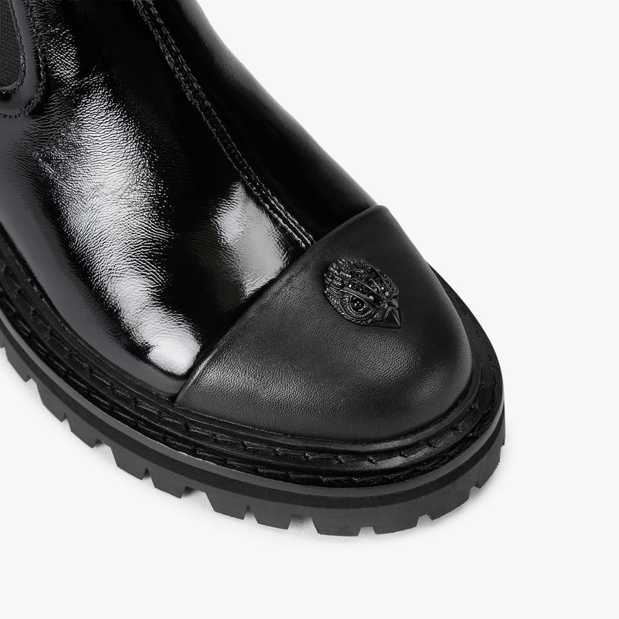SLOANE CHELSEA BOOT Black Patent Chelsea Boot by KURT GEIGER  display picture 1