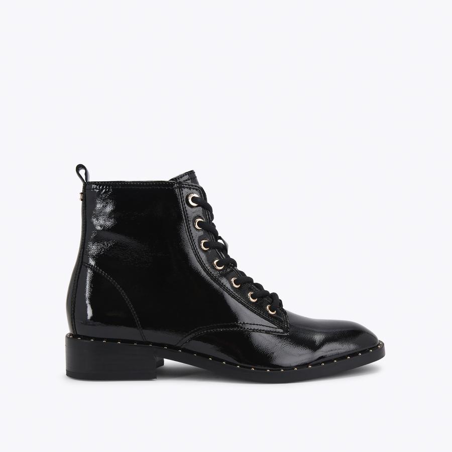 STUDIO SPIKE Black Patent Leather Boot by CARVELA