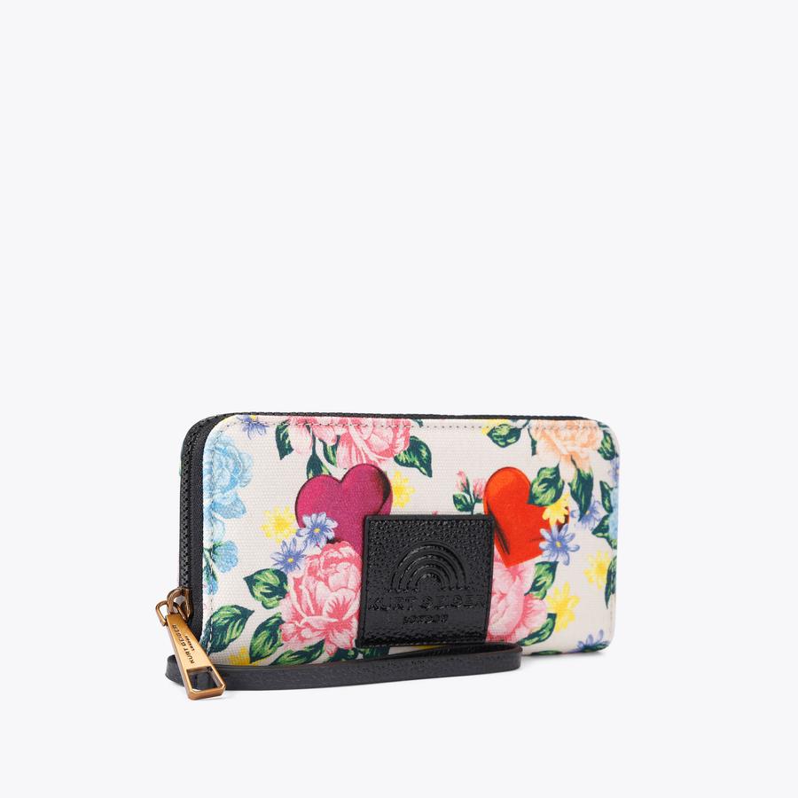 SOUTHBANK ZIP AROUND W Floral Zip Wallet by Kurt Geiger London
