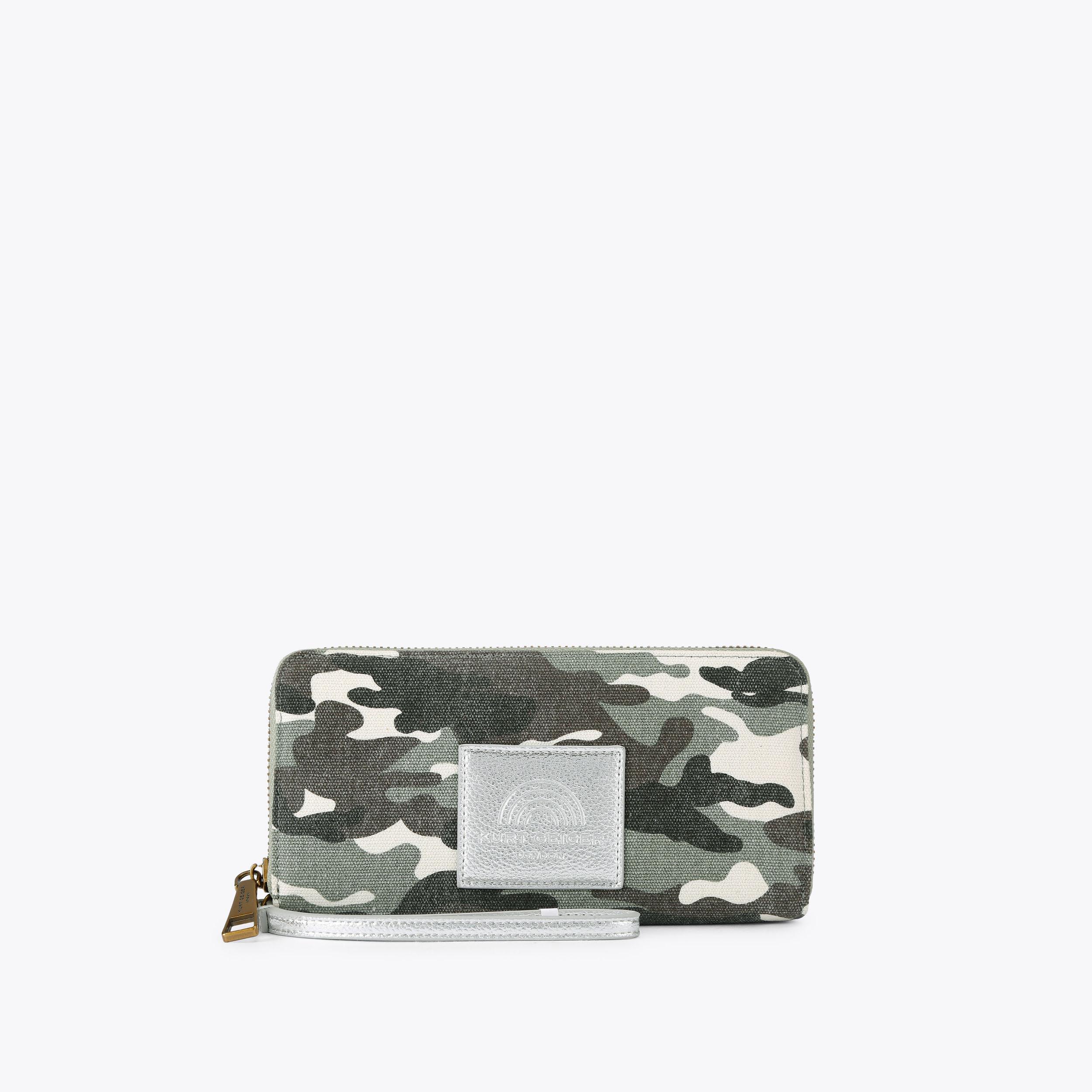 SOUTHBANK ZIP AROUND W Camouflage Zip Around Wallet by Kurt Geiger London