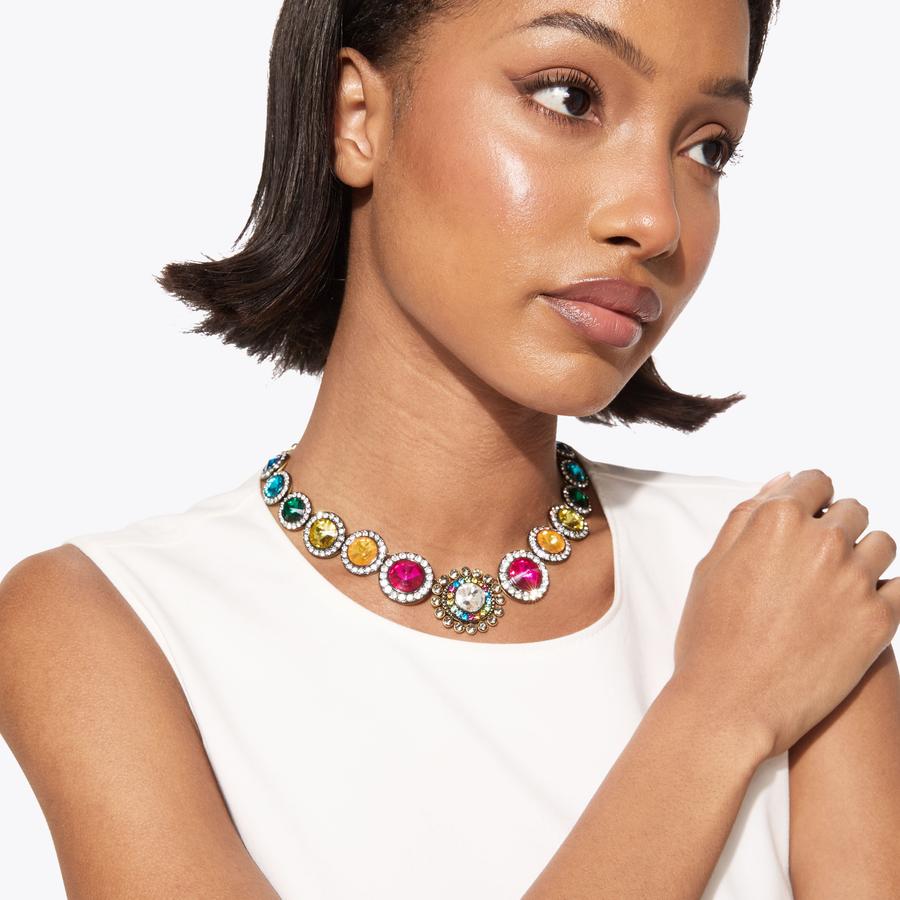 OCTAVIA NECKLACE Crystal Necklace by KURT GEIGER LONDON