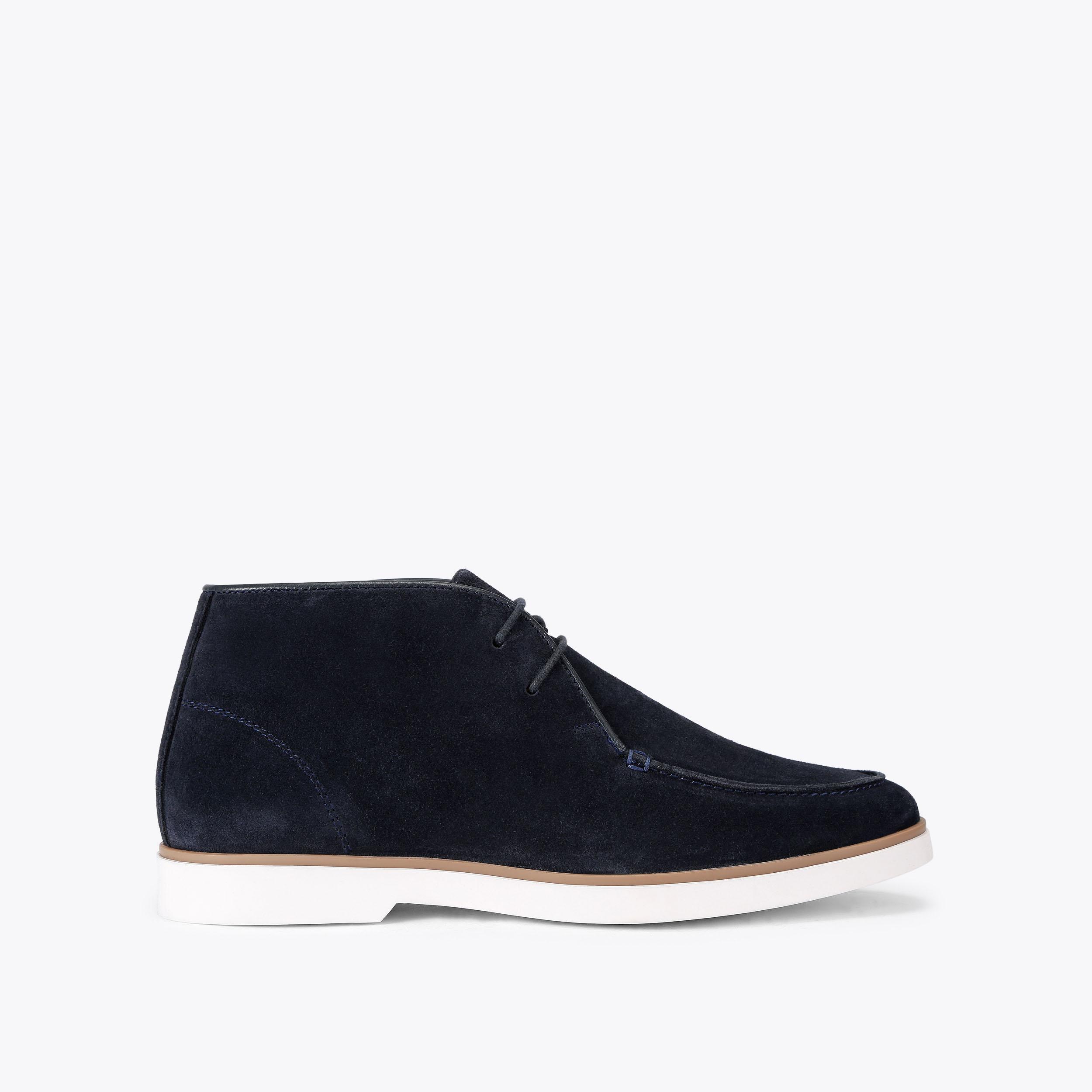 RICHIE Navy Suede Chukka Boot by KG KURT GEIGER display picture 1