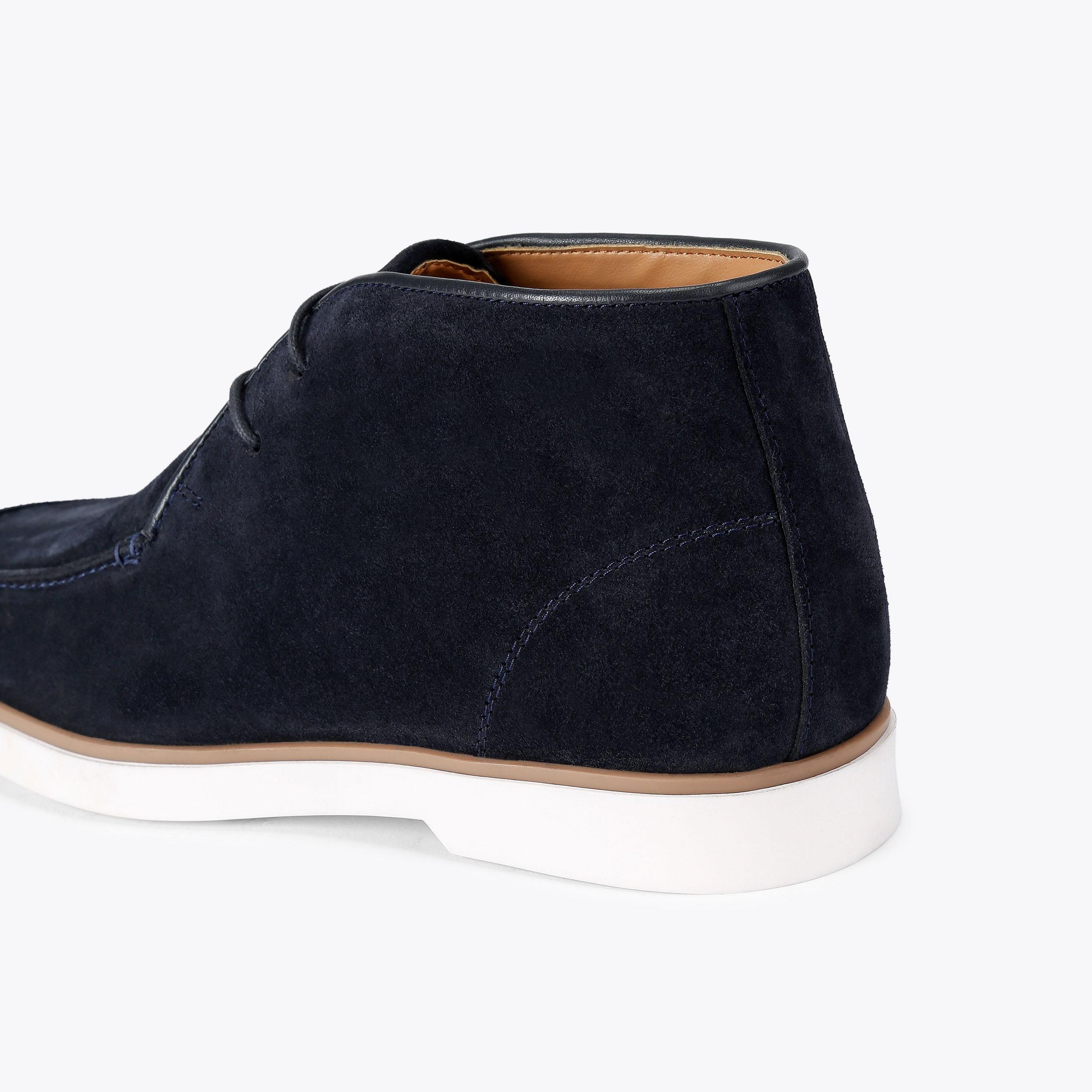 Kurt Geiger Navy Suede Chukka Boots Size EU 42/ US 9 FREDERICK Navy Chelsea Boots by KURT GEIGER LONDON main image 2