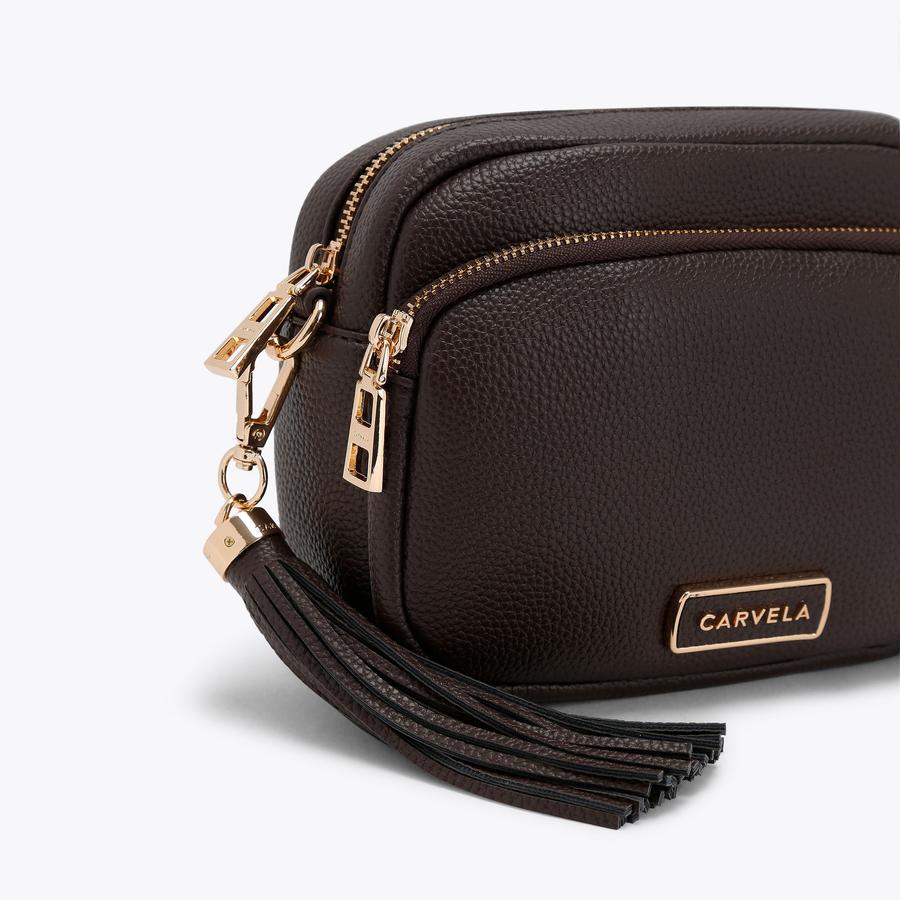 COMO CROSSBODY 2 Brown Cross Body Bag by CARVELA