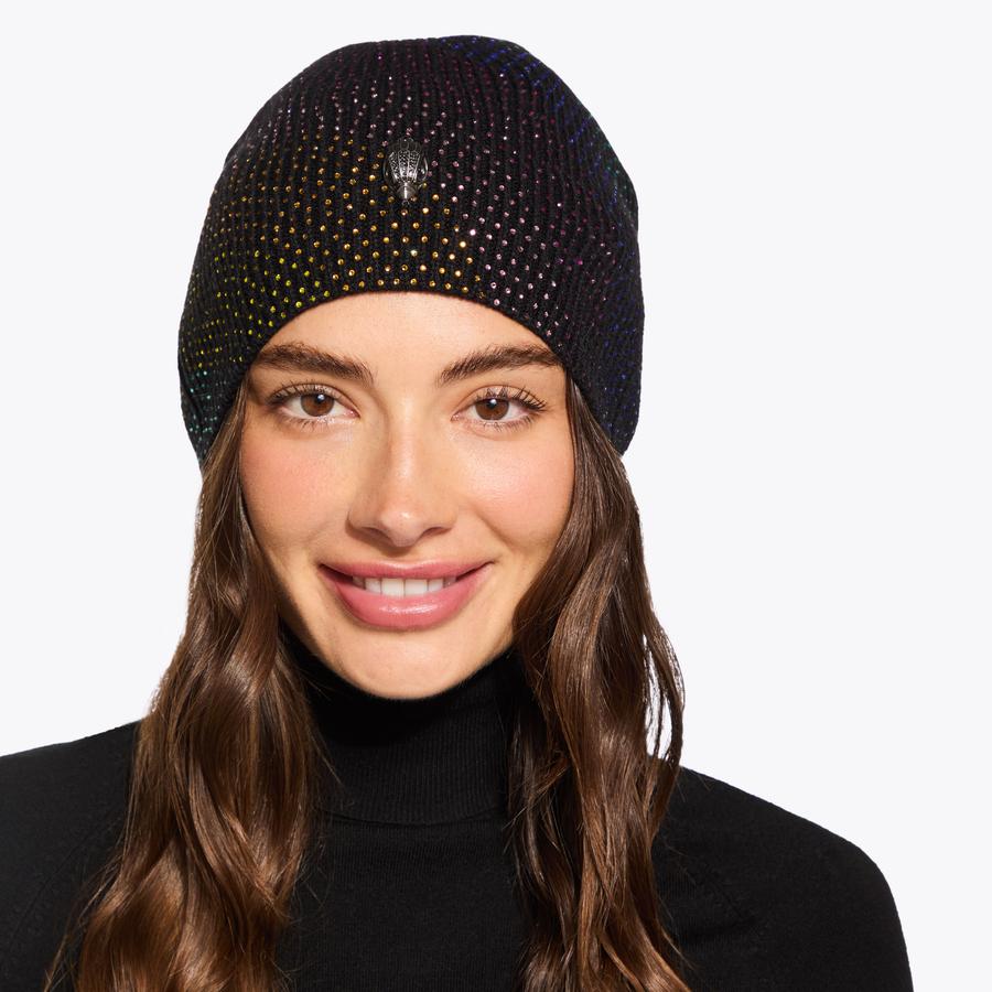 KURT GEIGER RHINESTONE BEENIE NWT Kurt Geiger | Other | Nwt Kurt Geiger Crystal Bow Beanie  main image 4