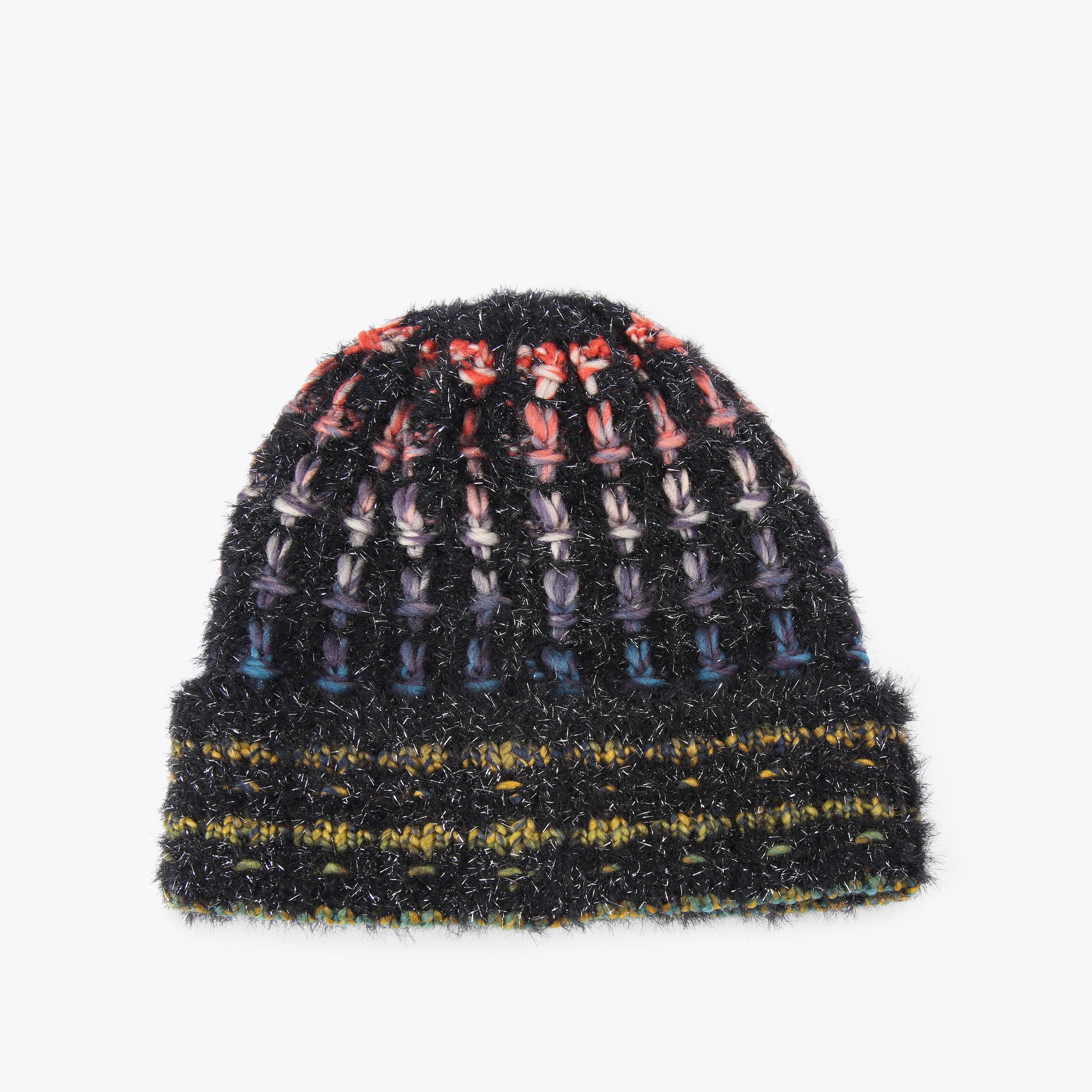 LUREX KNIT BEANIE Rainbow Knitted Beanie by KURT GEIGER LONDON