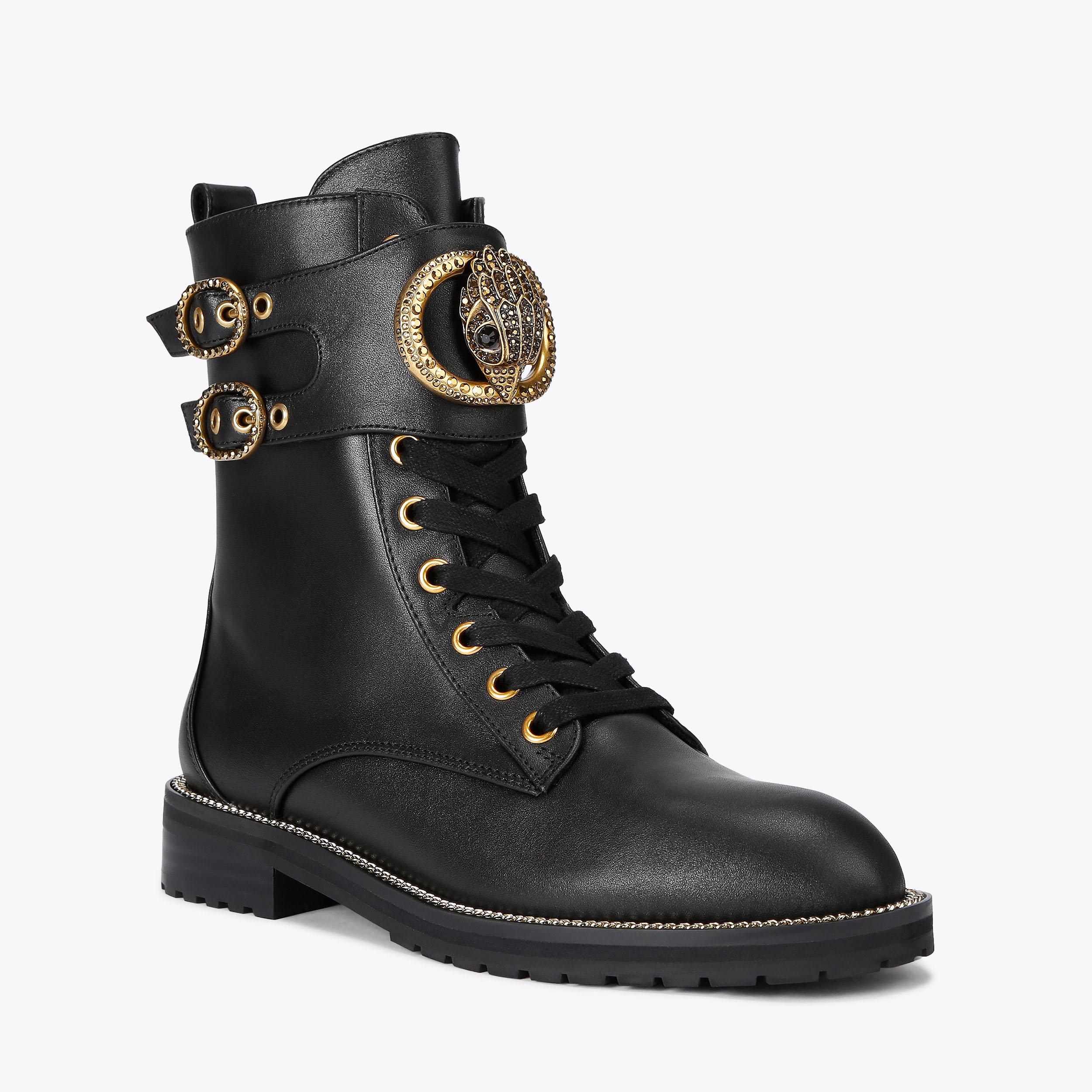 STOOP CHELSEA BIKER Black Chelsea Biker Boot by KURT GEIGER LONDON