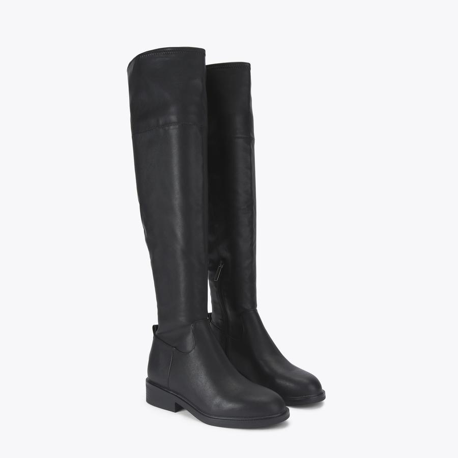 TISHA2 Black Knee High Boot by KG KURT GEIGER
