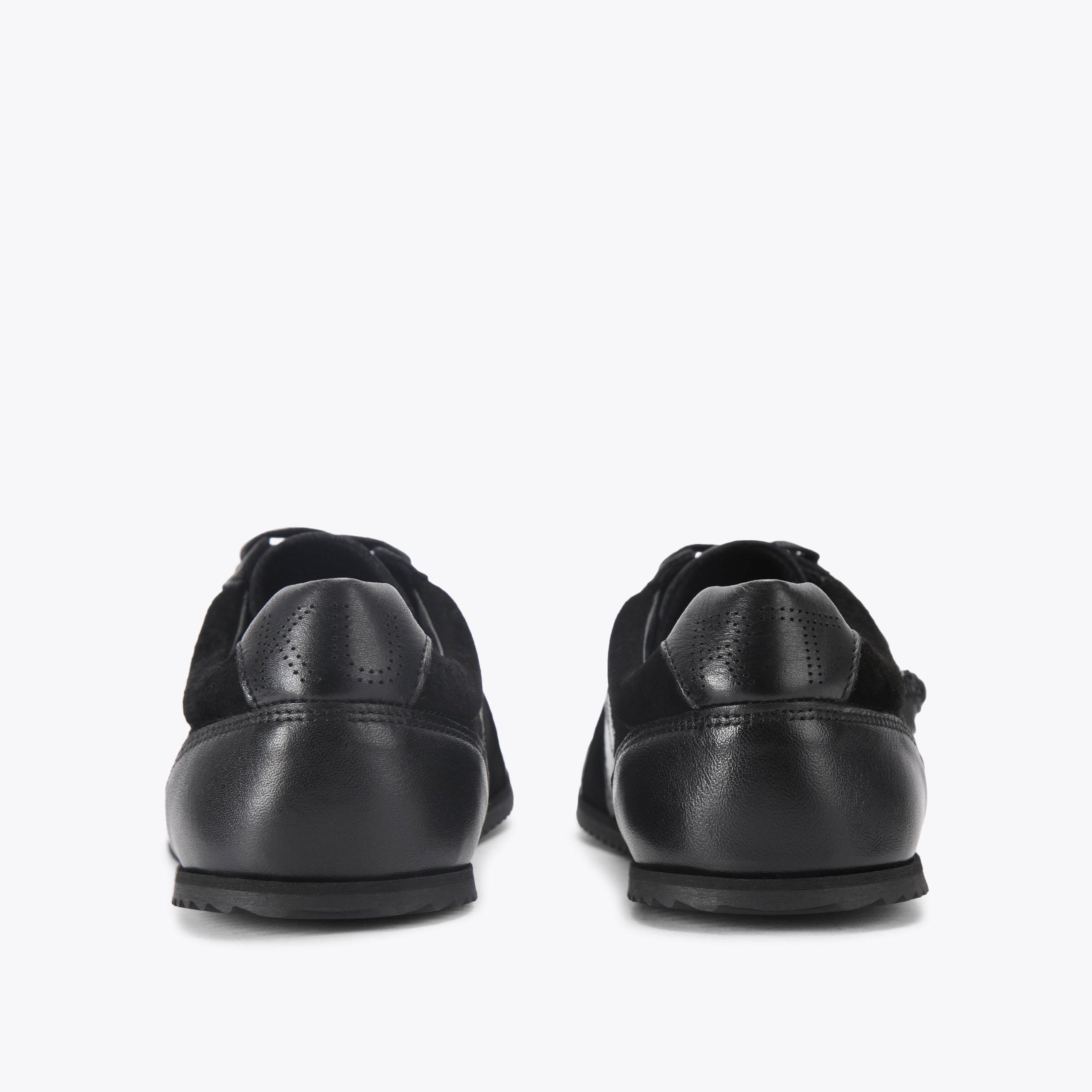 ELDON SNEAKER Black Lizard Sneaker by KURT GEIGER LONDON