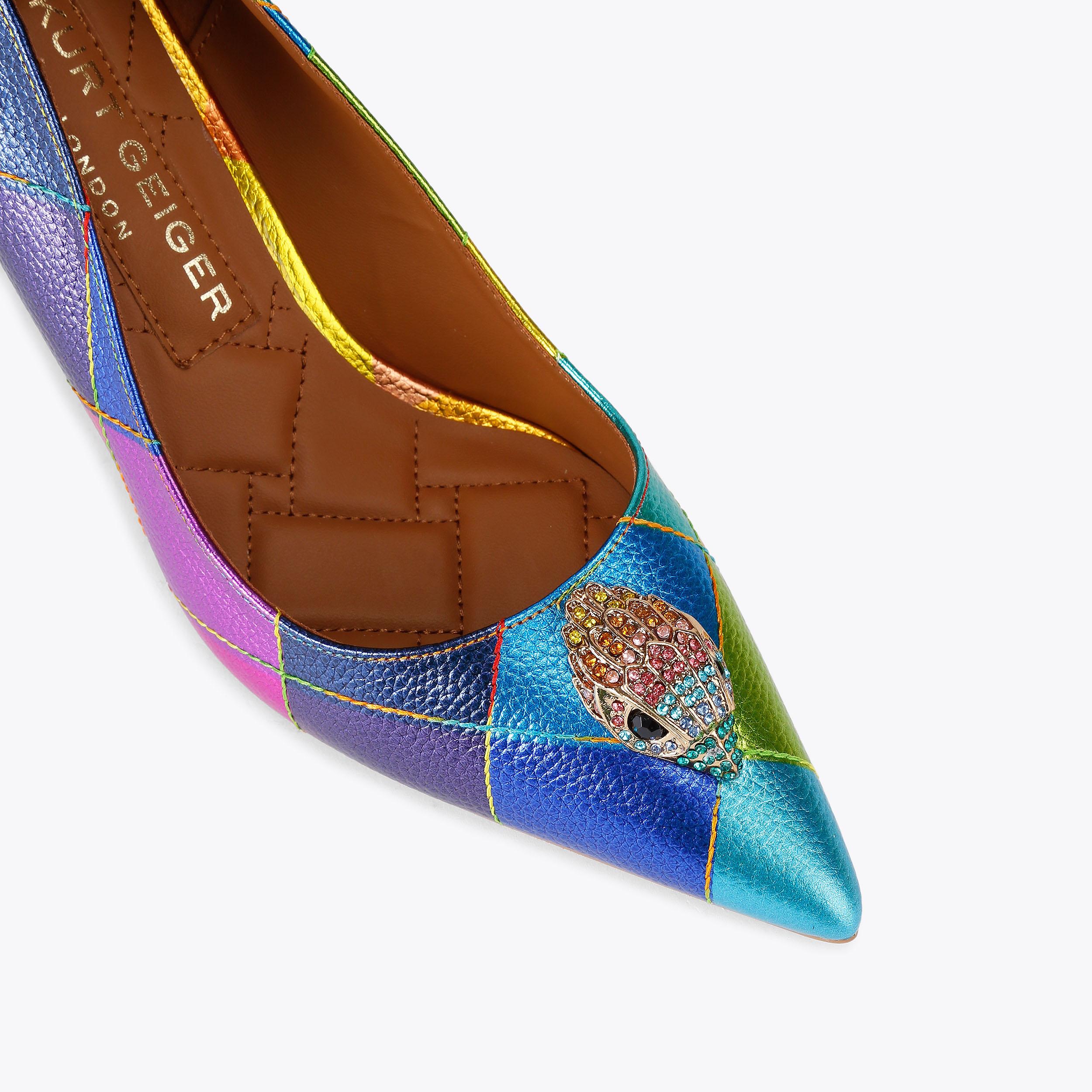 BELGRAVIA COURT Pebble Grain Court Heel by KURT GEIGER LONDON