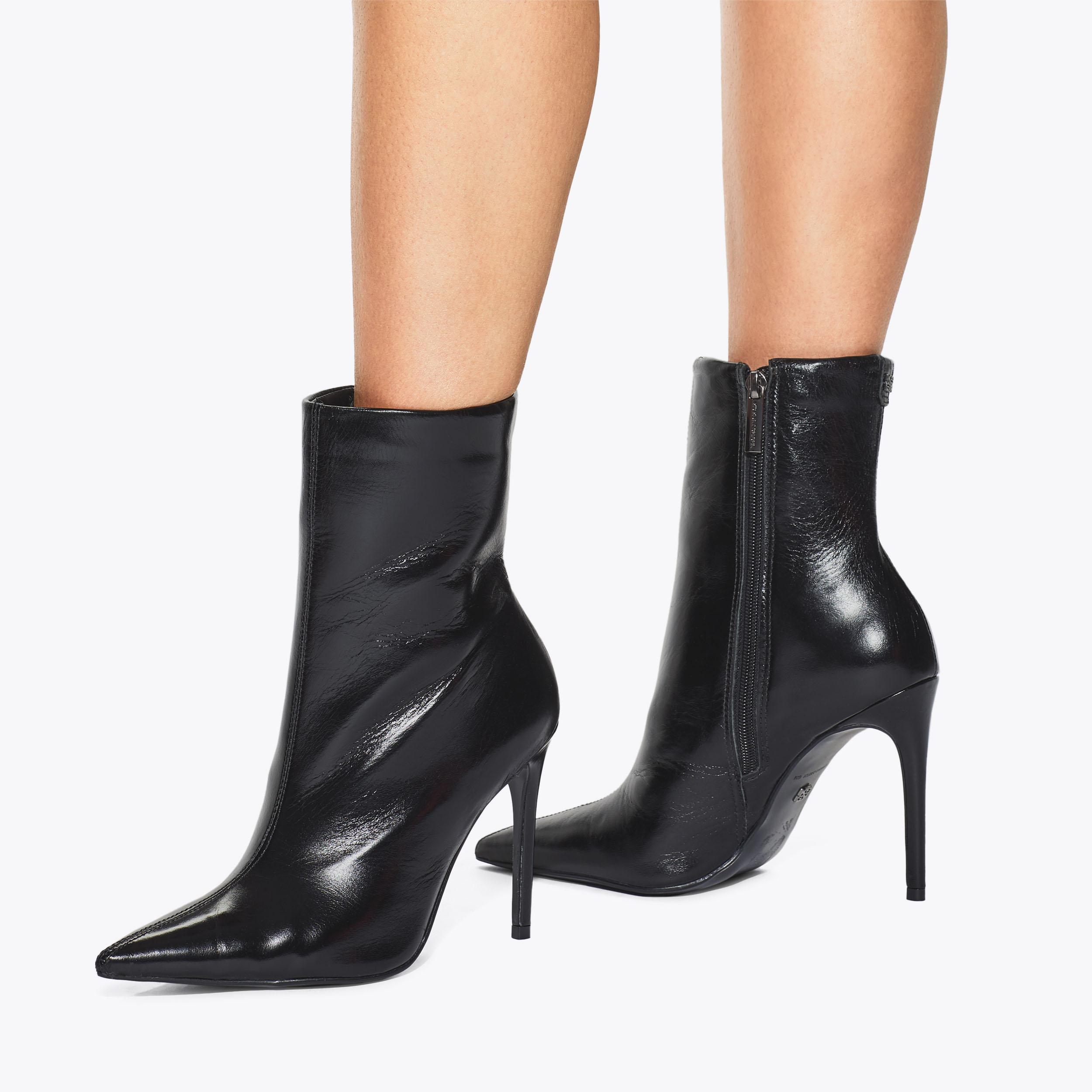 TOKYO Black Patent High Heel Boot by KG KURT GEIGER