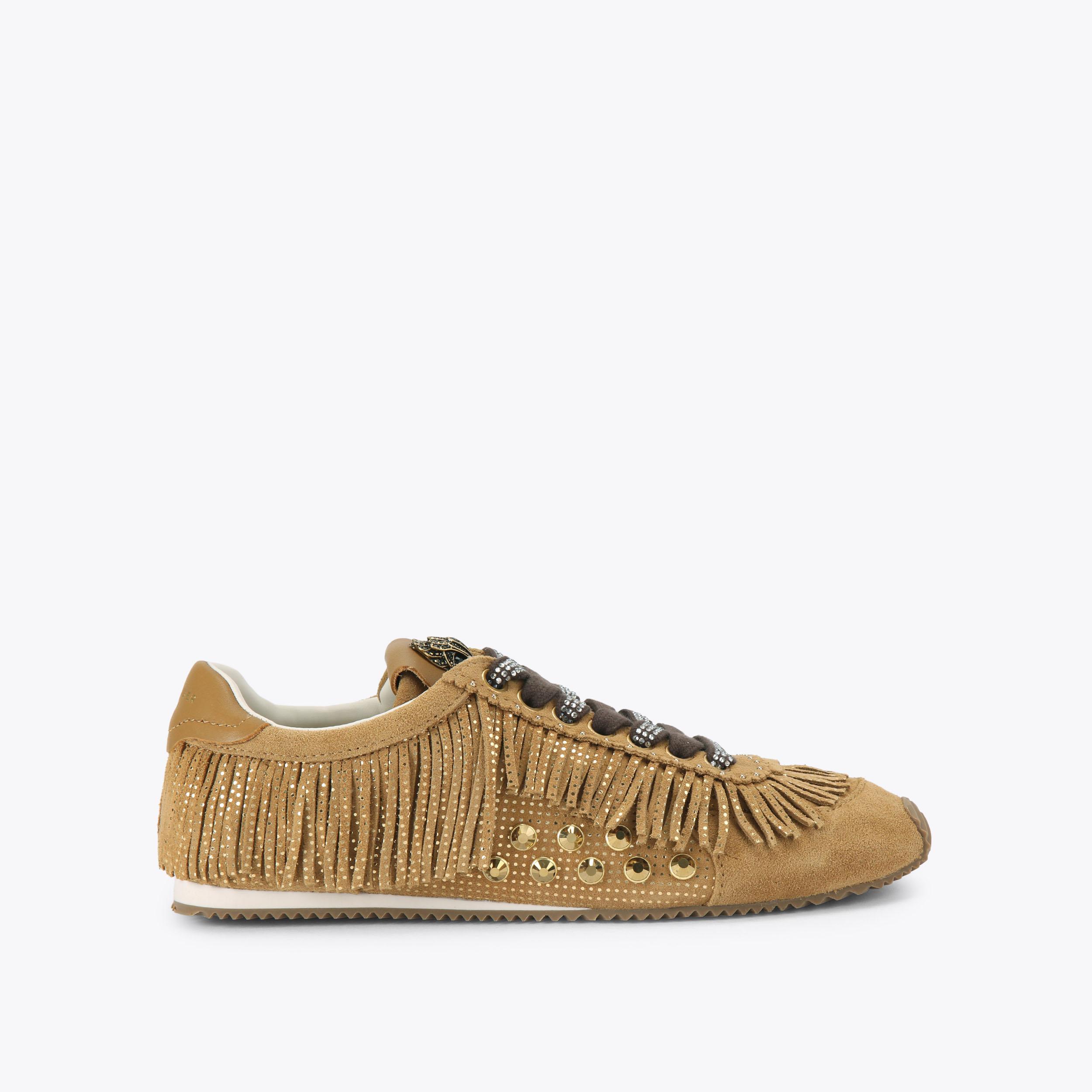 Islington Fringe Sneaker - tan