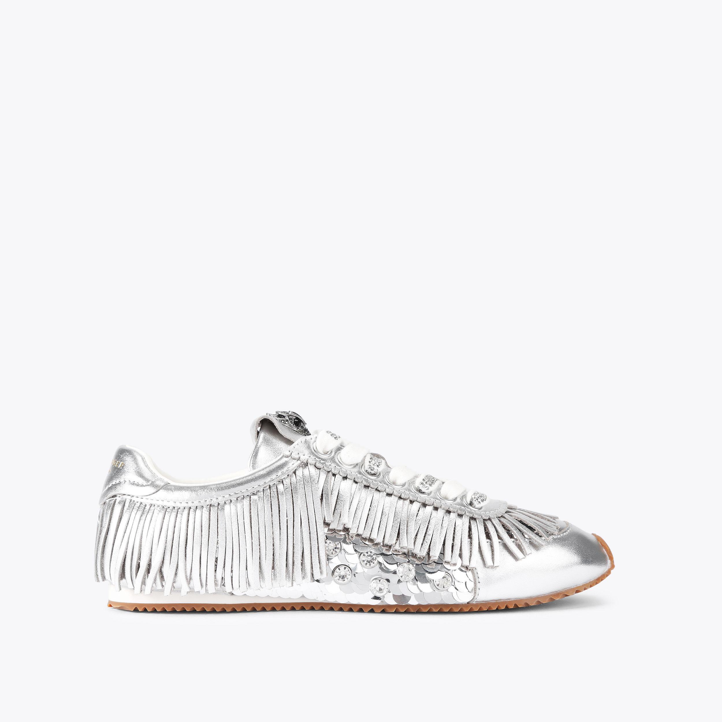 Islington Fringe Sneaker - metallics